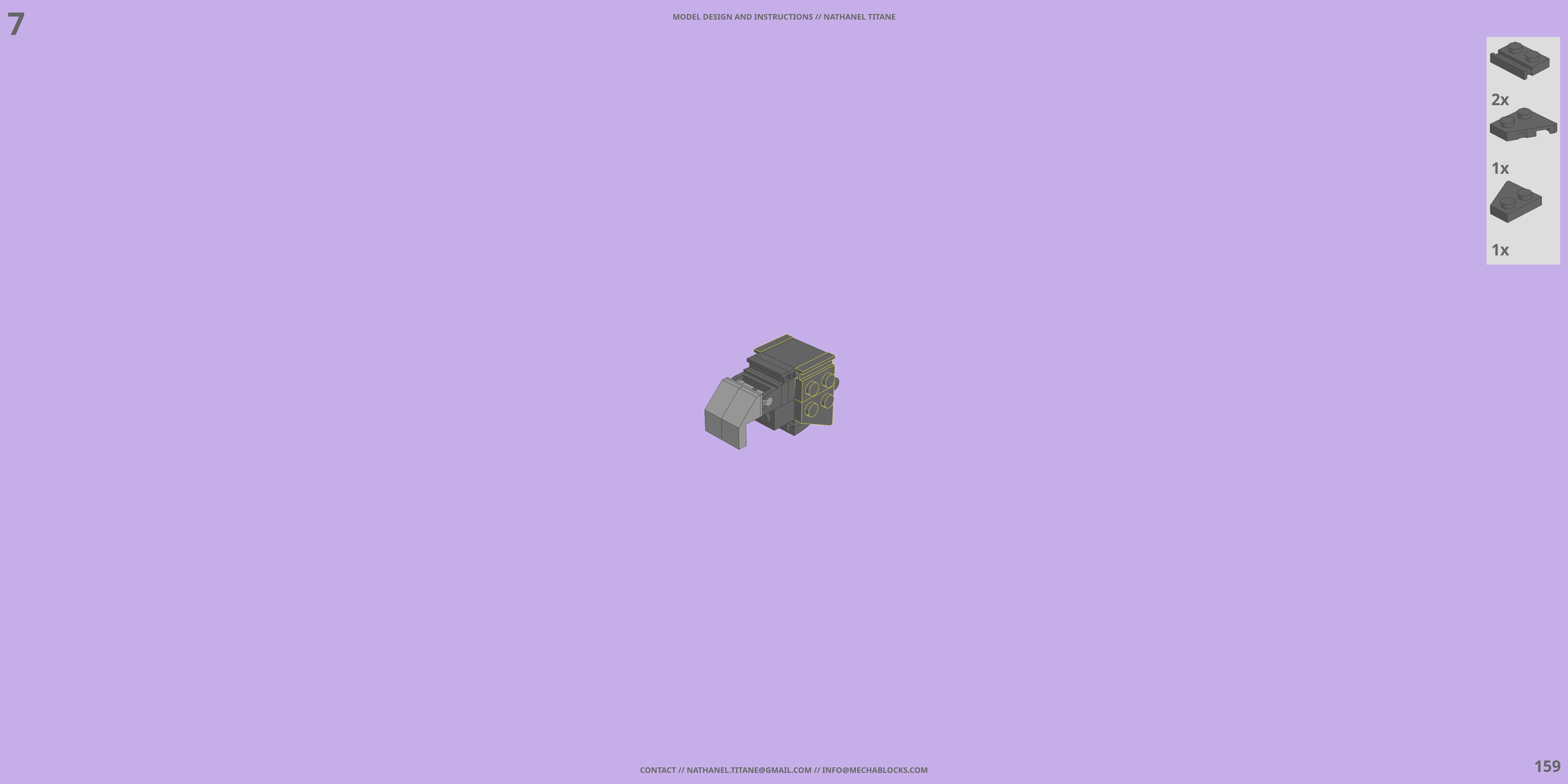 AFC-01Z LEGIOSS // BATTROID LEGO® MOC - Instruction Sample - Page 5
