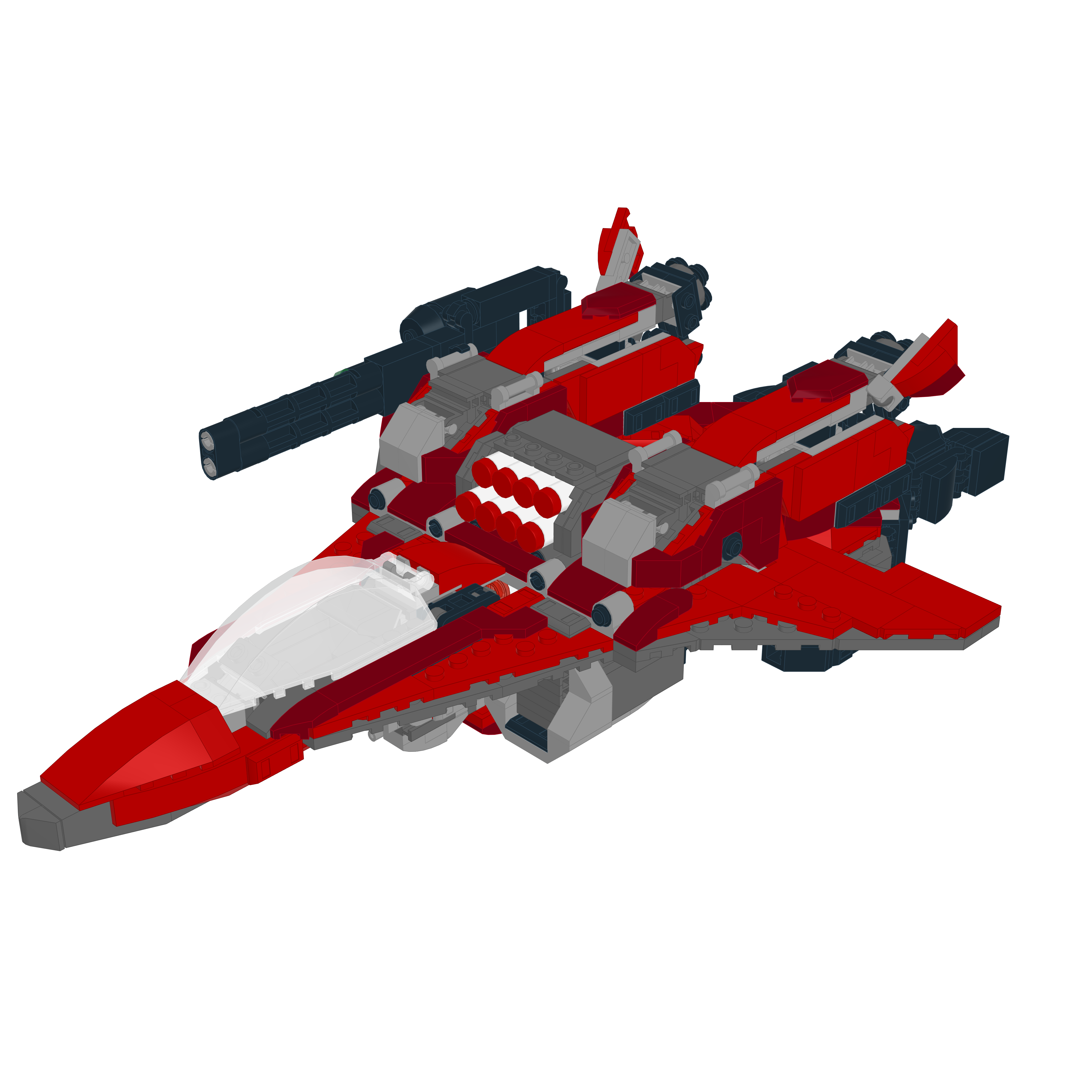 AFC-01Z LEGIOSS // BATTROID LEGO® MOC - FIGHTER