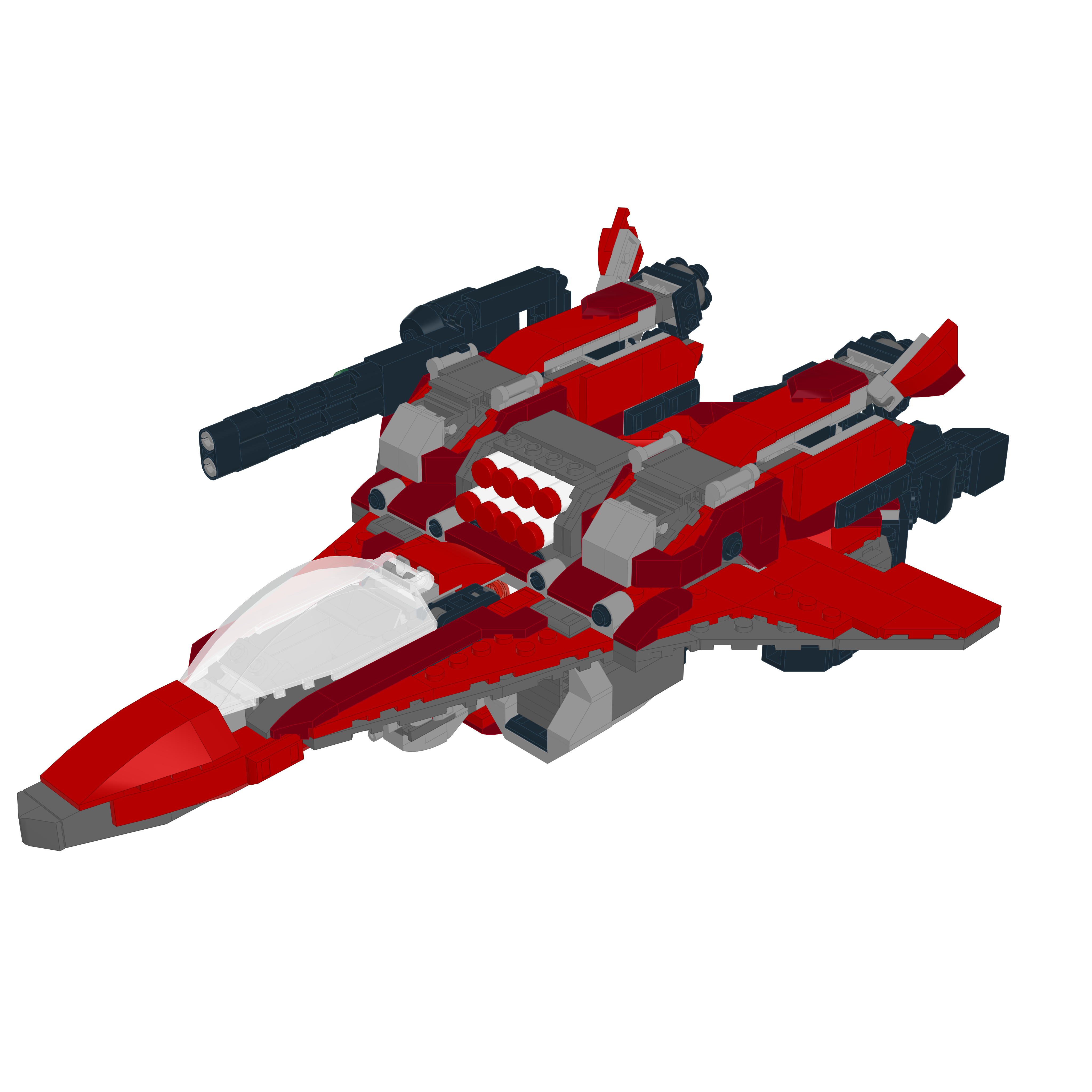 AFC-01Z LEGIOSS // BATTROID LEGO® MOC - FIGHTER