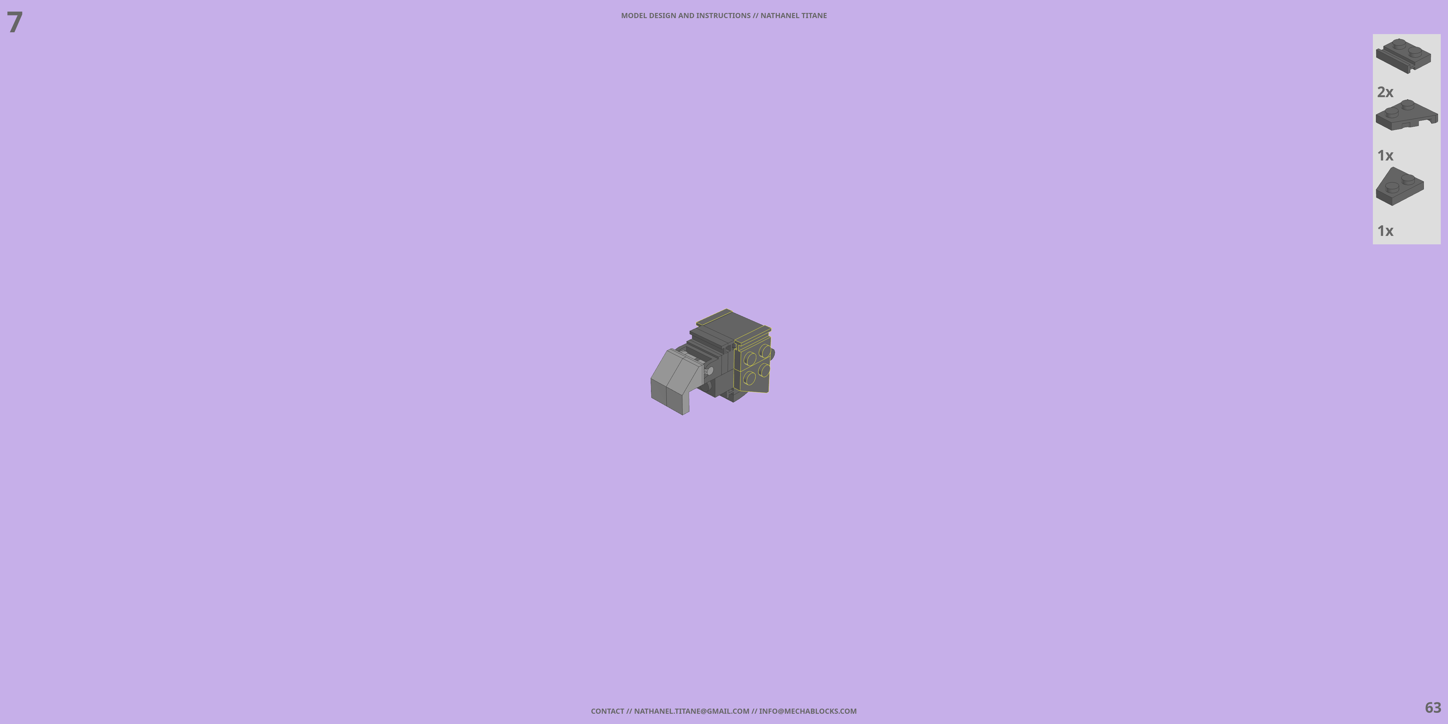 AFC-01Z LEGIOSS // GERWALK LEGO® MOC - Instruction Sample - Page 2