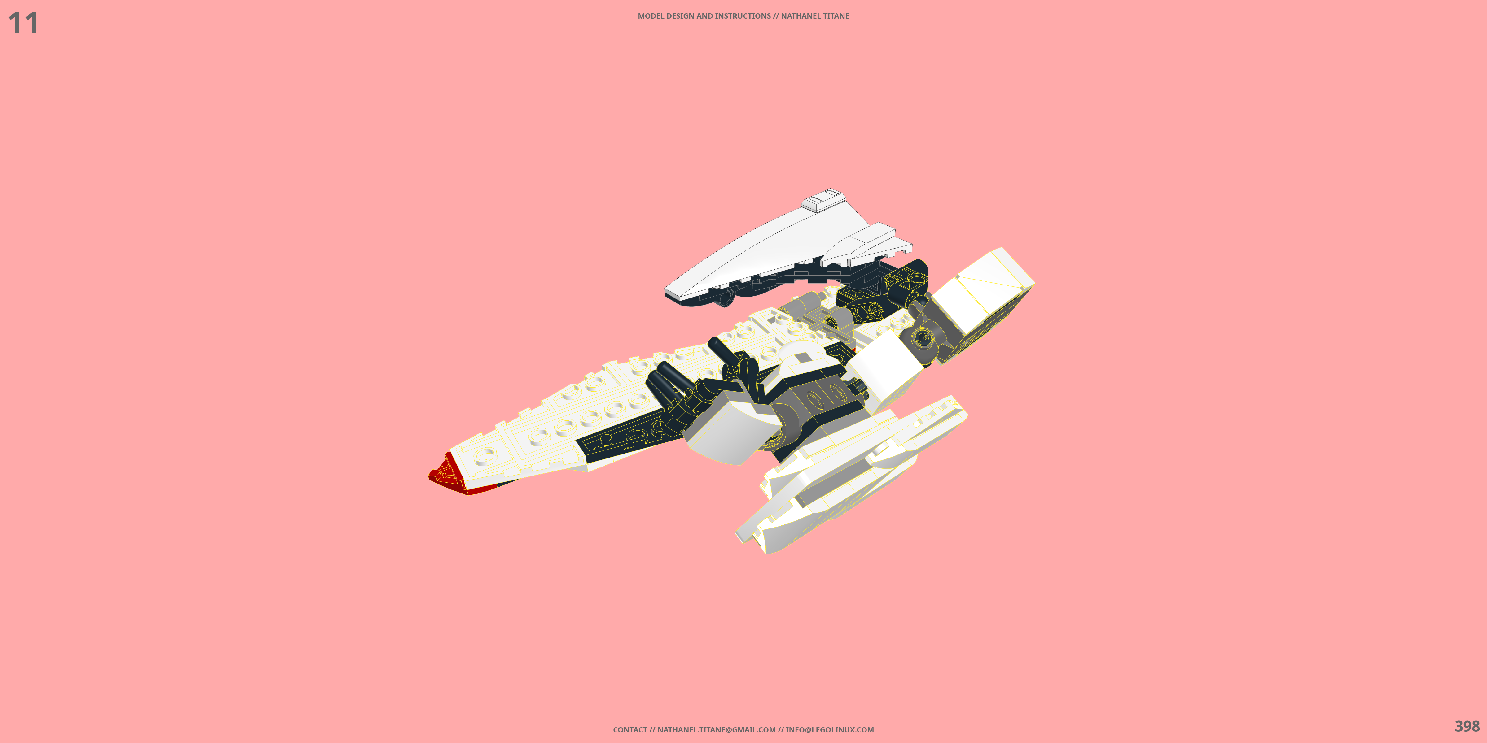 VF-11 THUNDERBOLT // BATTROID LEGO® MOC - Instruction Sample - Page 6
