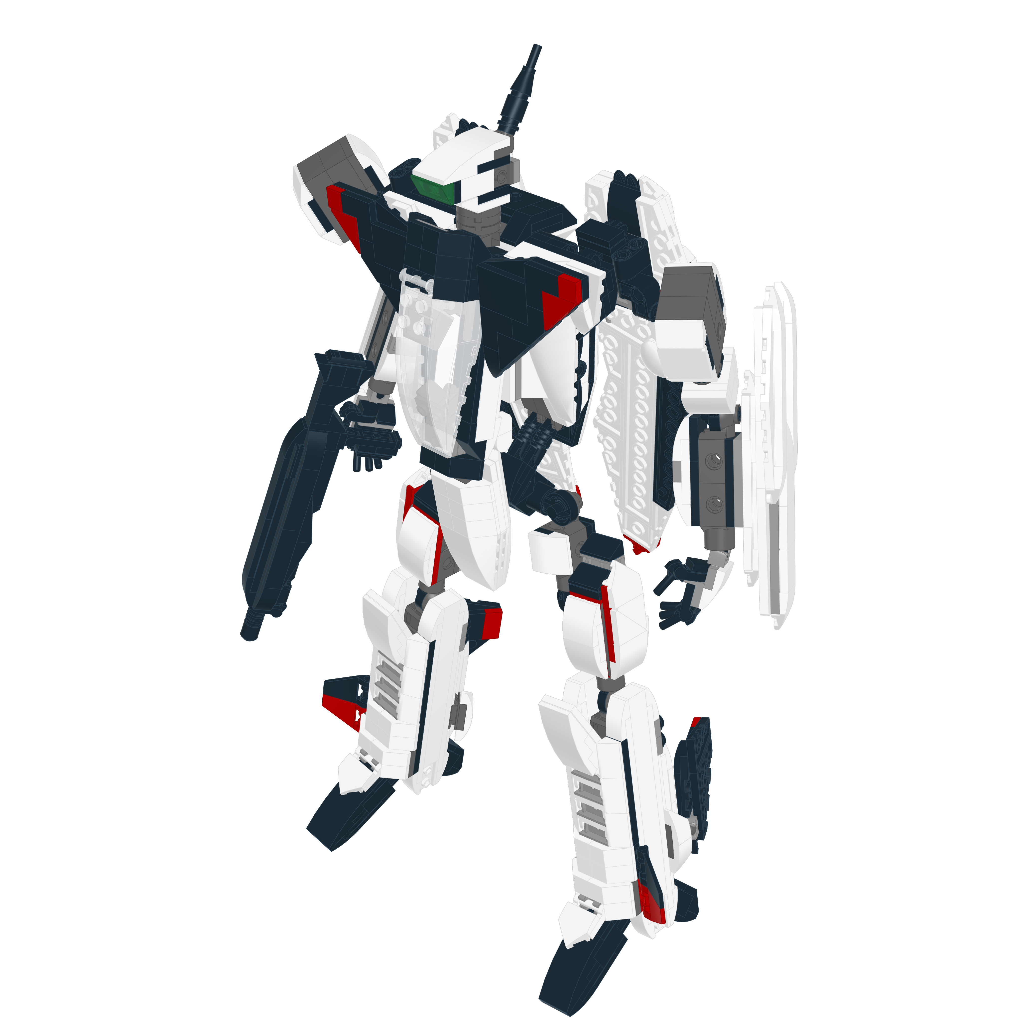 VF-11 THUNDERBOLT // FIGHTER LEGO® MOC - BATTROID