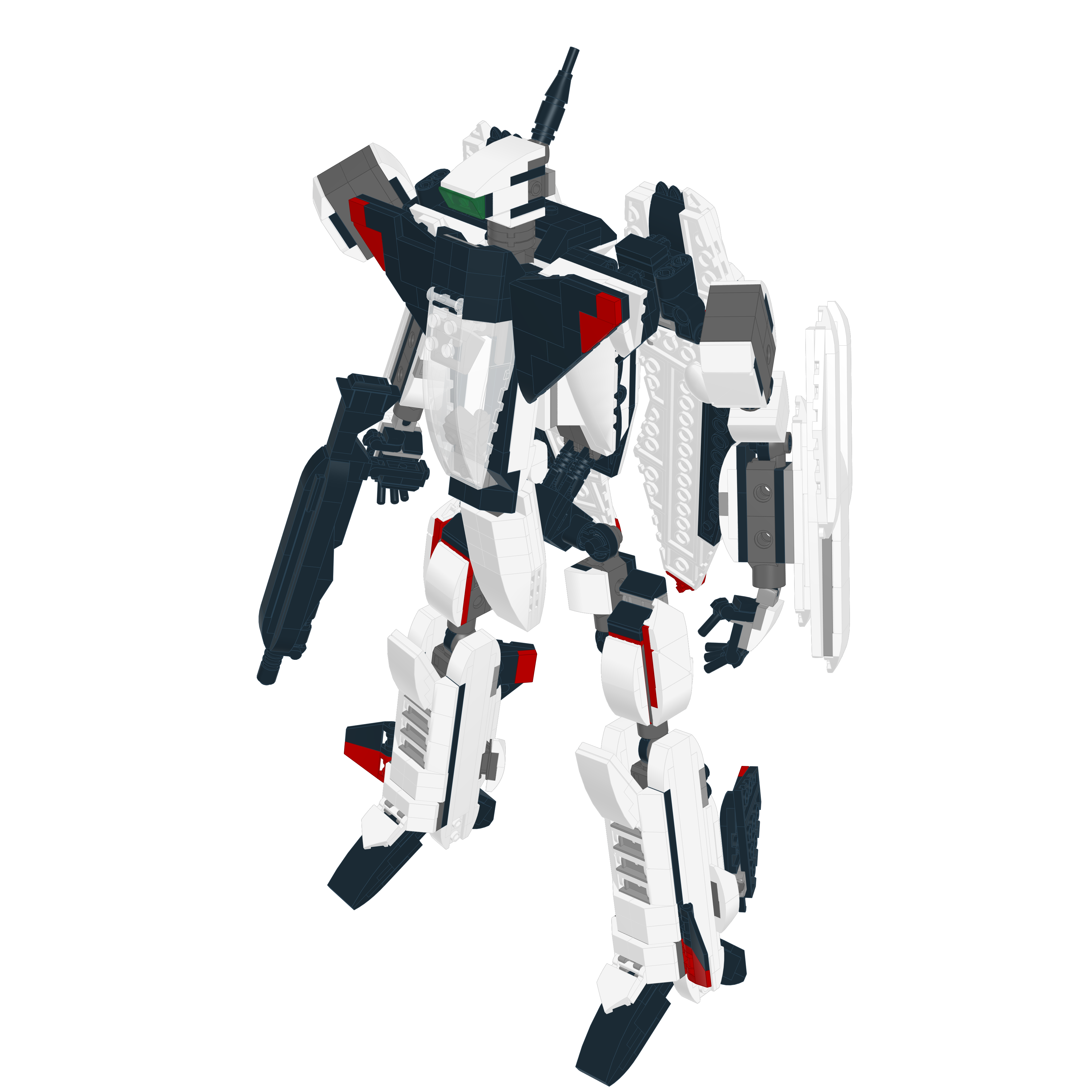 VF-11 THUNDERBOLT // FIGHTER LEGO® MOC - BATTROID