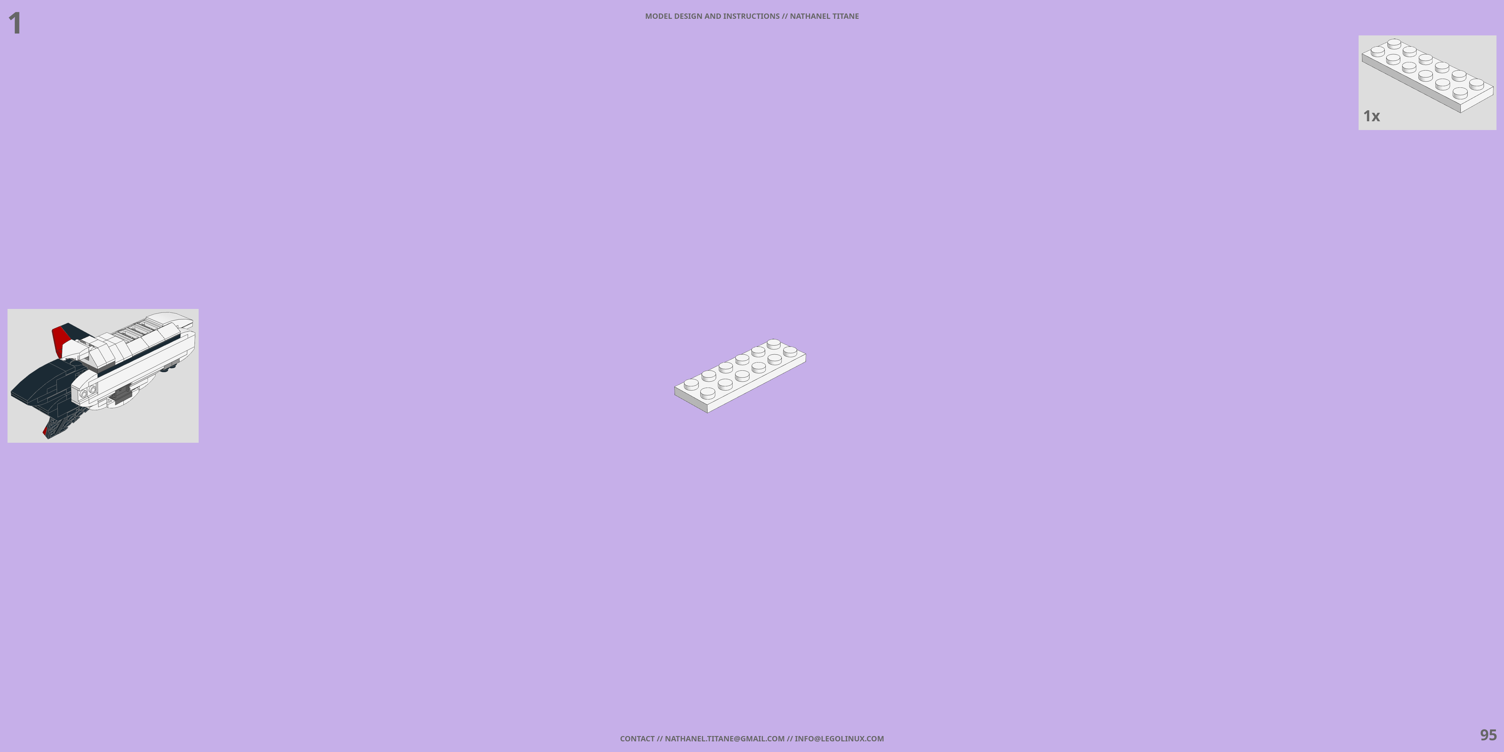 VF-11 THUNDERBOLT // FIGHTER LEGO® MOC - Instruction Sample - Page 3