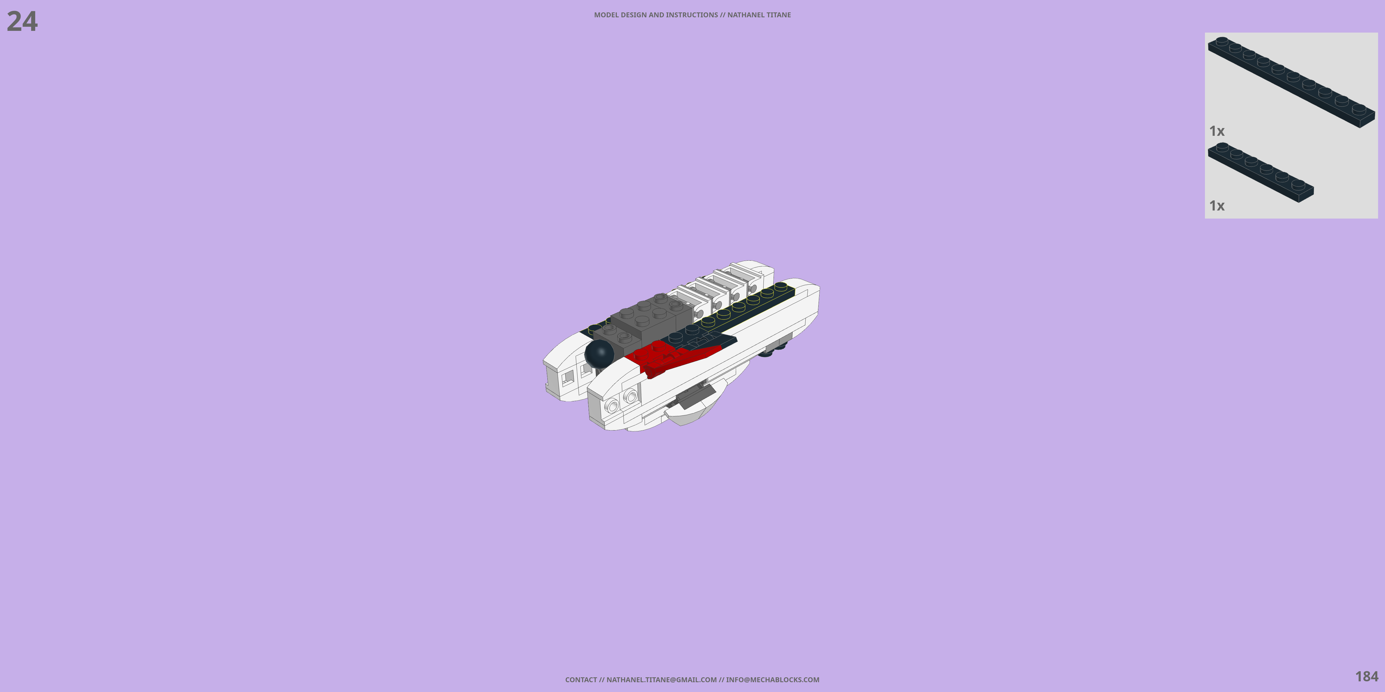 VF-11 THUNDERBOLT // FIGHTER LEGO® MOC - Instruction Sample - Page 5