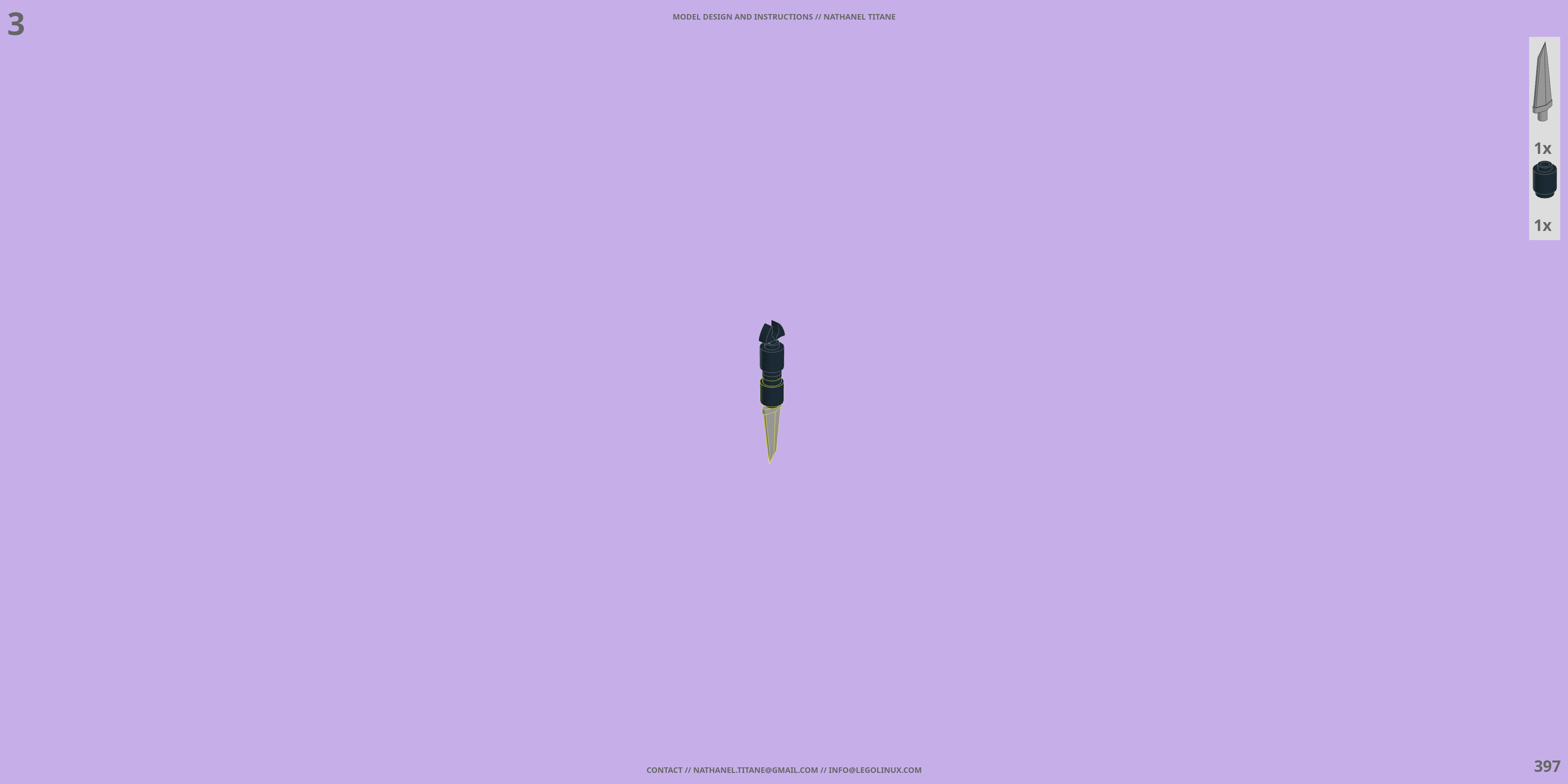 VF-11 THUNDERBOLT // FIGHTER LEGO® MOC - Instruction Sample - Page 6