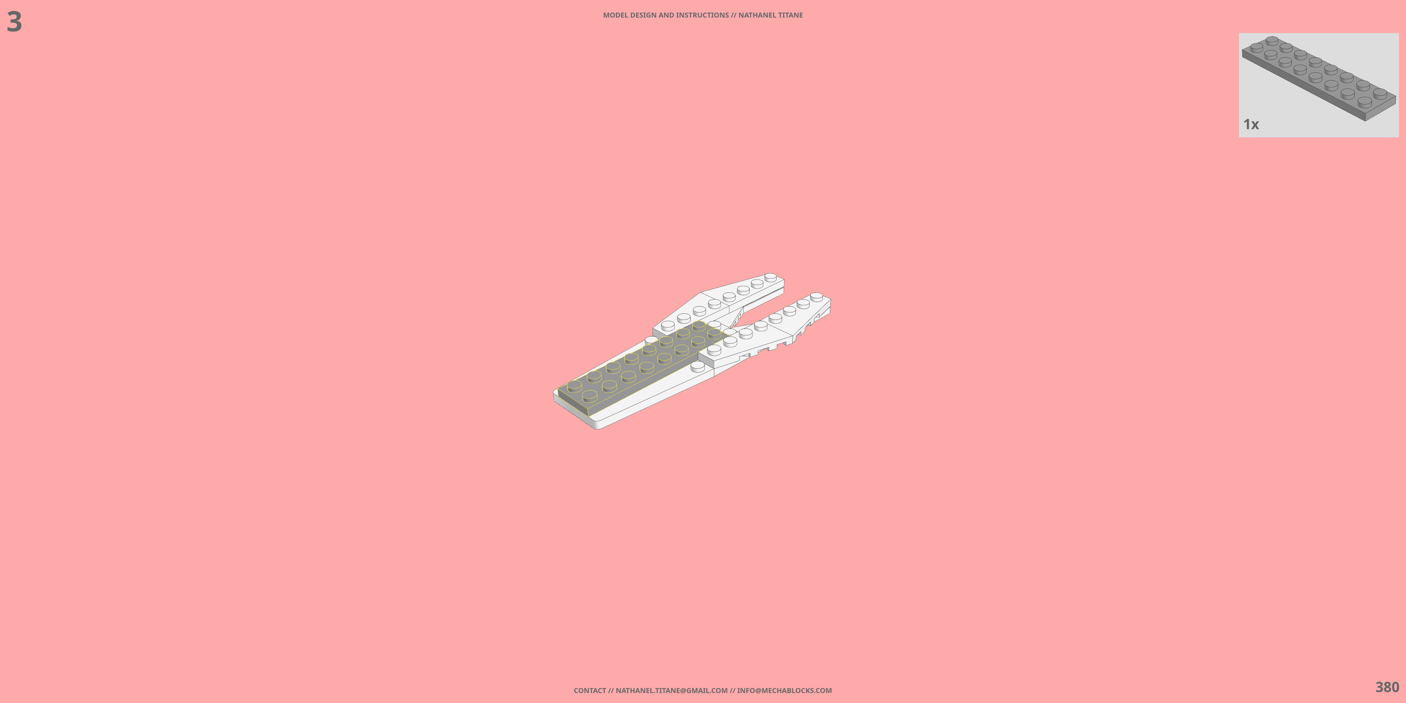 VF-11 THUNDERBOLT // FIGHTER LEGO® MOC - Instruction Sample - Page 6