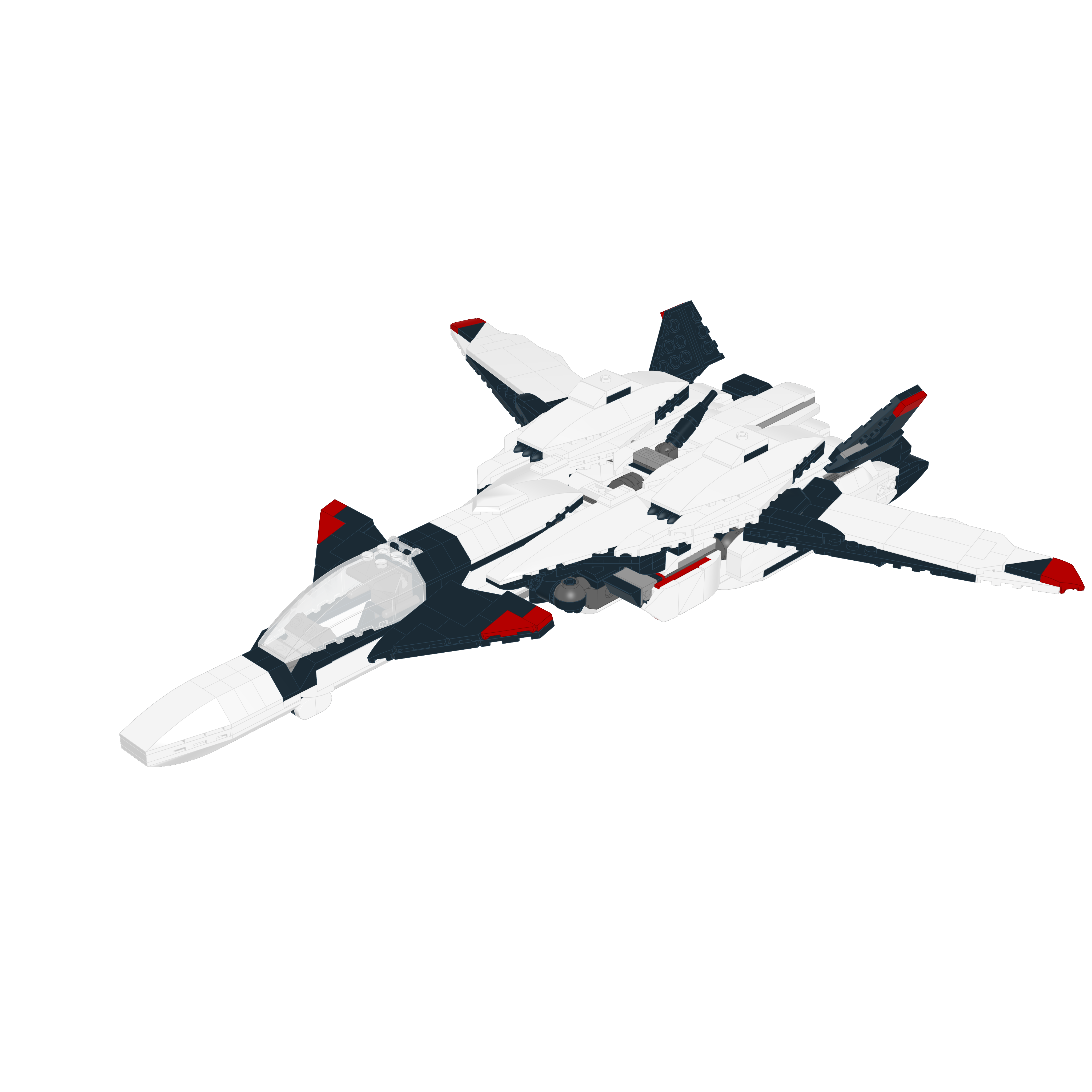 VF-11 THUNDERBOLT // BATTROID LEGO® MOC - FIGHTER