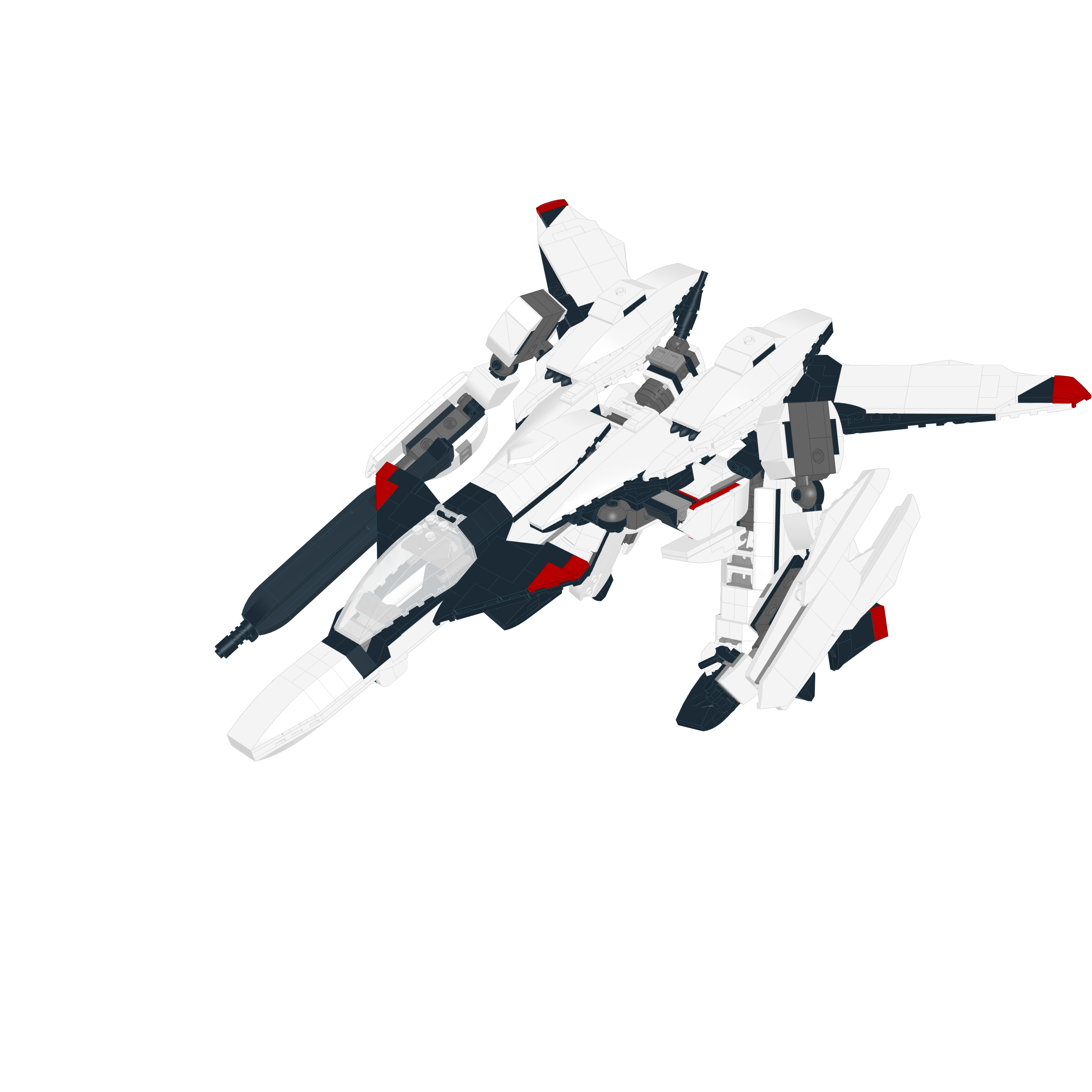 VF-11 THUNDERBOLT // FIGHTER LEGO® MOC - GERWALK