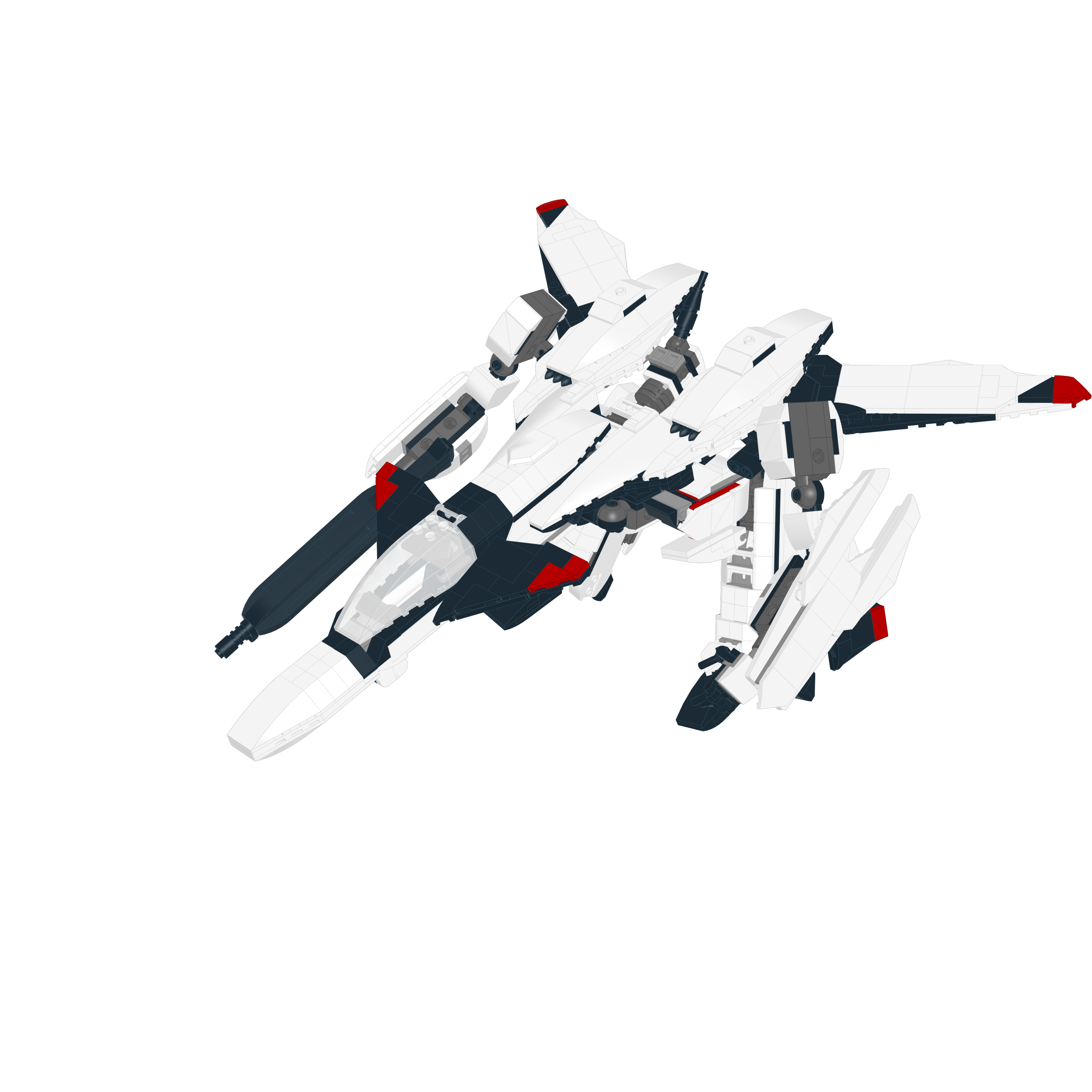 VF-11 THUNDERBOLT // BATTROID LEGO® MOC - GERWALK