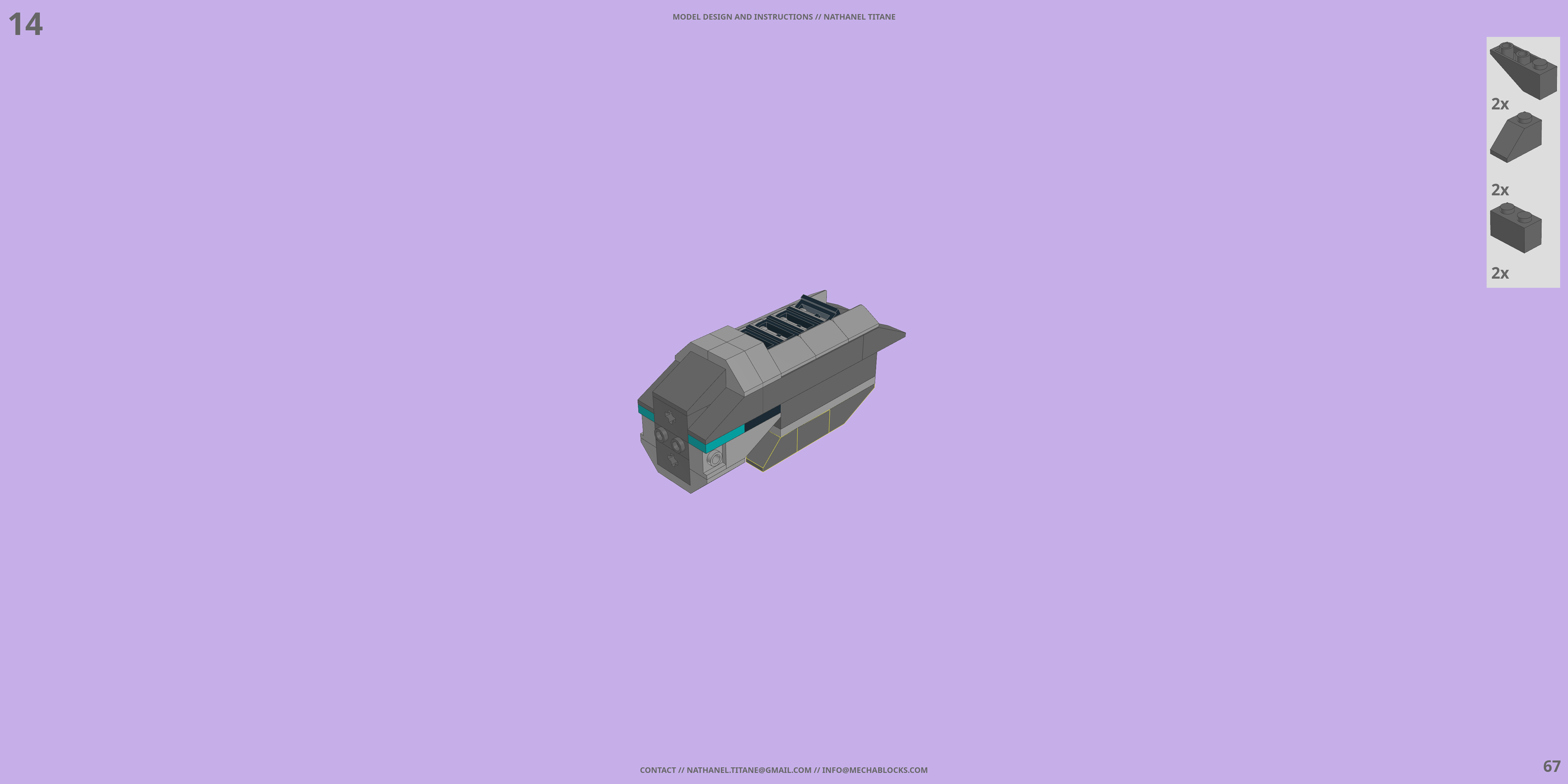VF-171 NIGHTMARE PLUS // BATTROID LEGO® MOC - Instruction Sample - Page 2