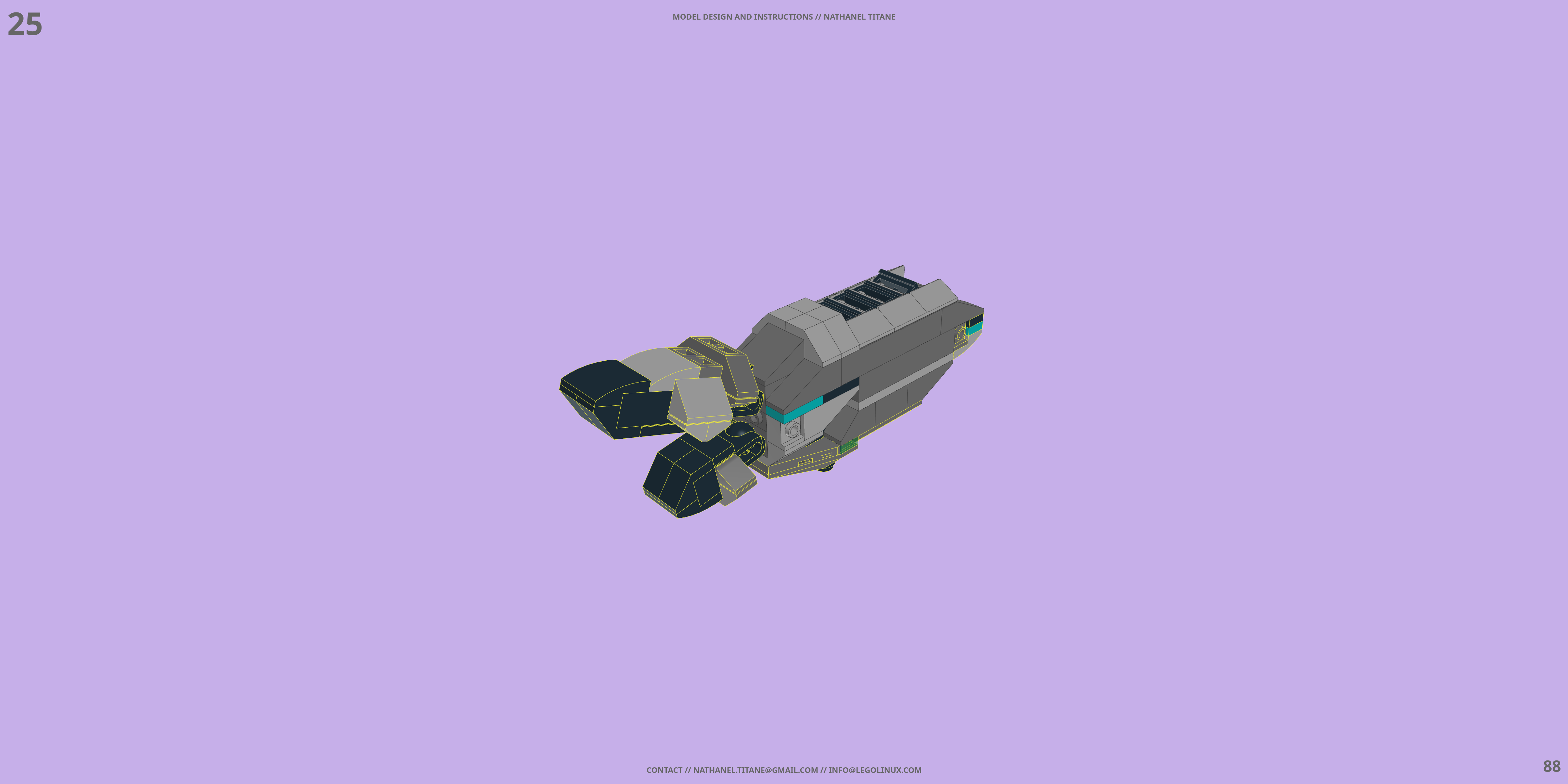 VF-171 NIGHTMARE PLUS // BATTROID LEGO® MOC - Instruction Sample - Page 3