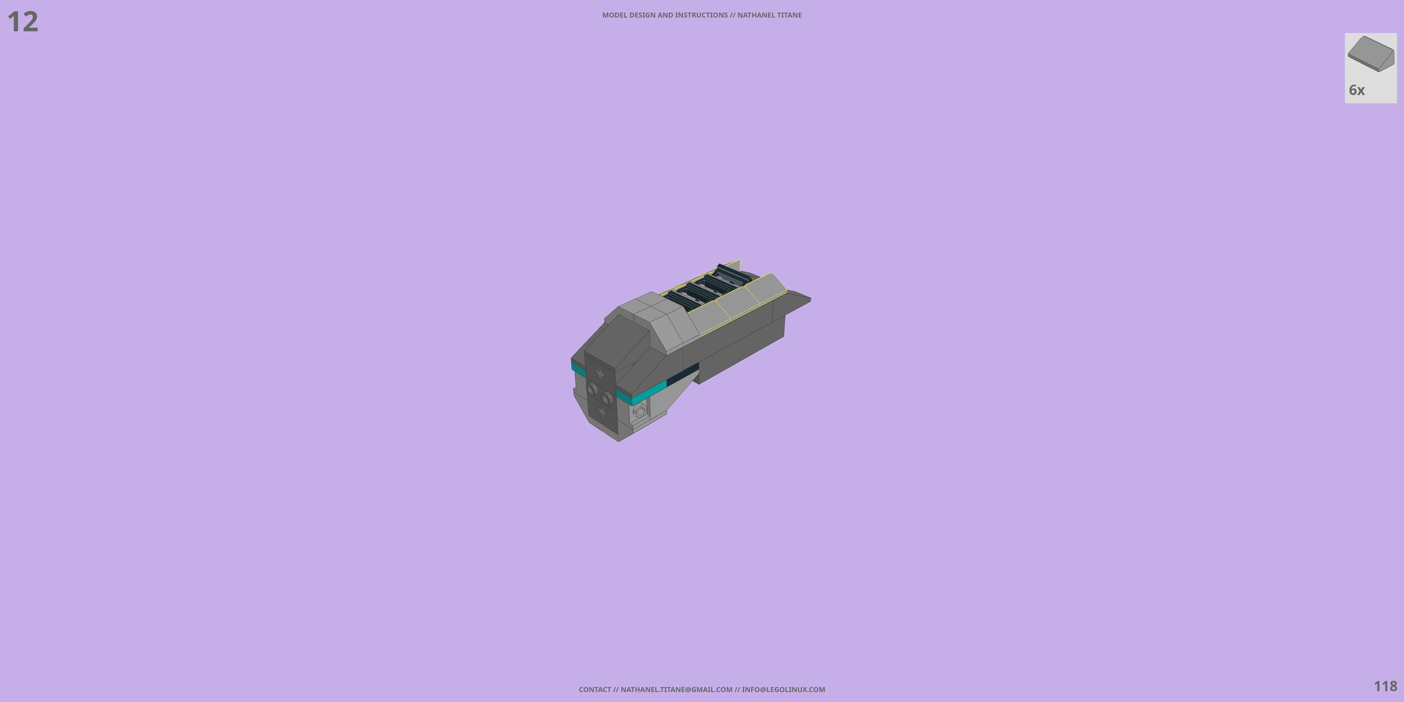 VF-171 NIGHTMARE PLUS // BATTROID LEGO® MOC - Instruction Sample - Page 4