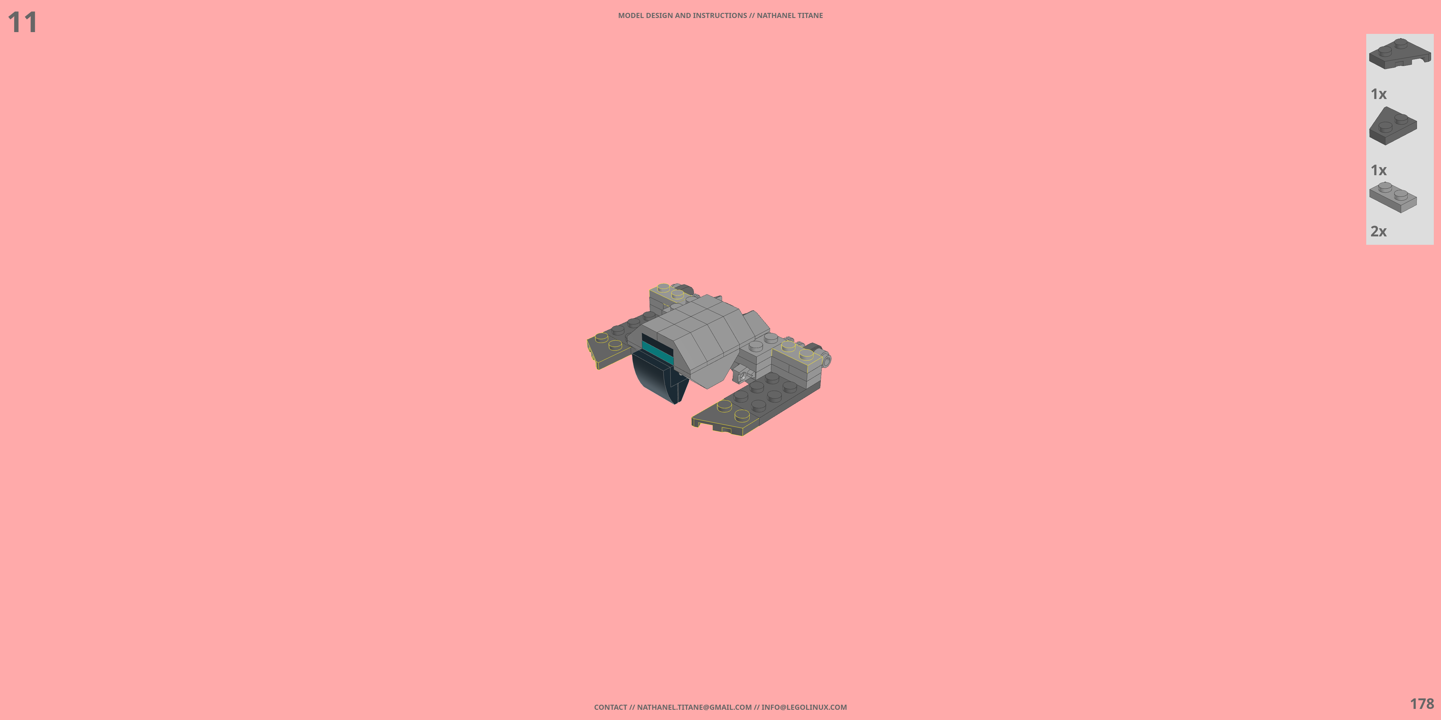 VF-171 NIGHTMARE PLUS // BATTROID LEGO® MOC - Instruction Sample - Page 5