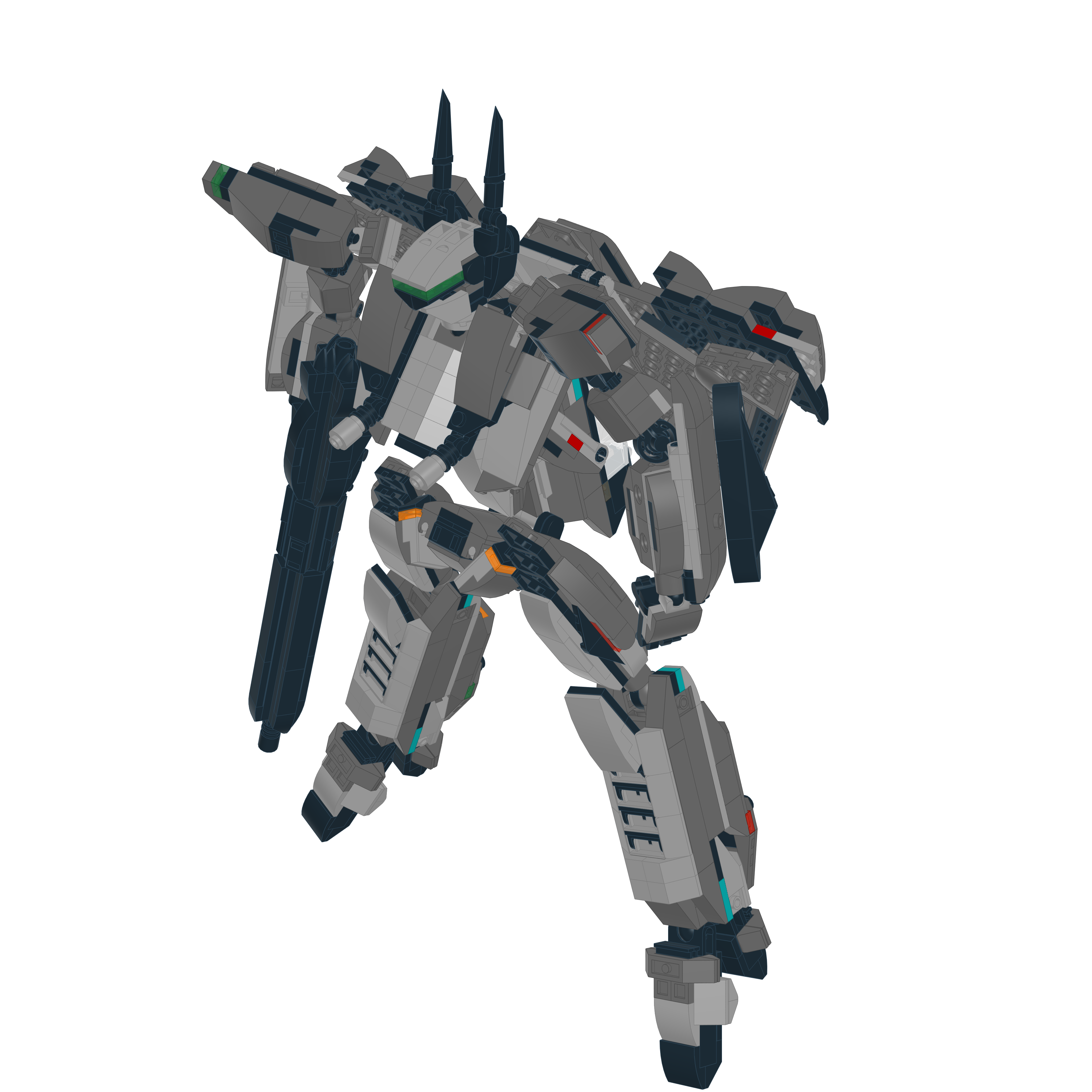 VF-171 NIGHTMARE PLUS // GERWALK LEGO® MOC - BATTROID