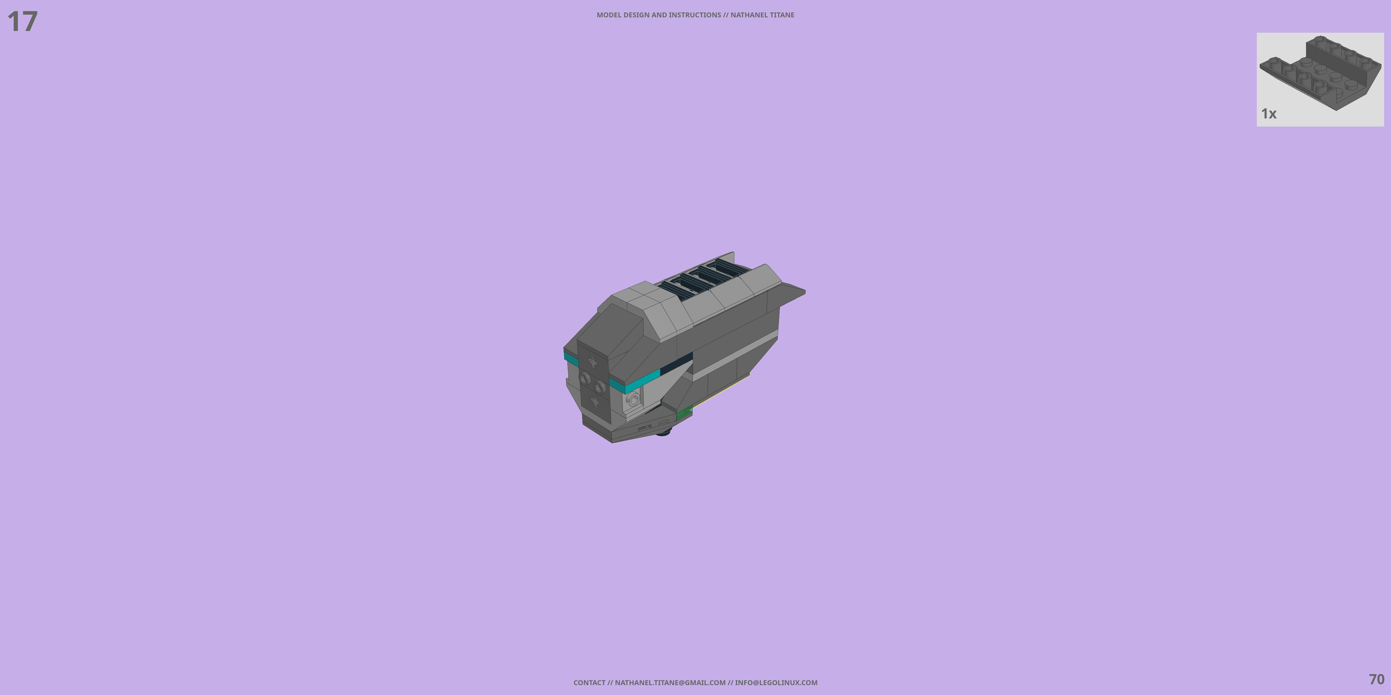 VF-171 NIGHTMARE PLUS // FIGHTER LEGO® MOC - Instruction Sample - Page 2