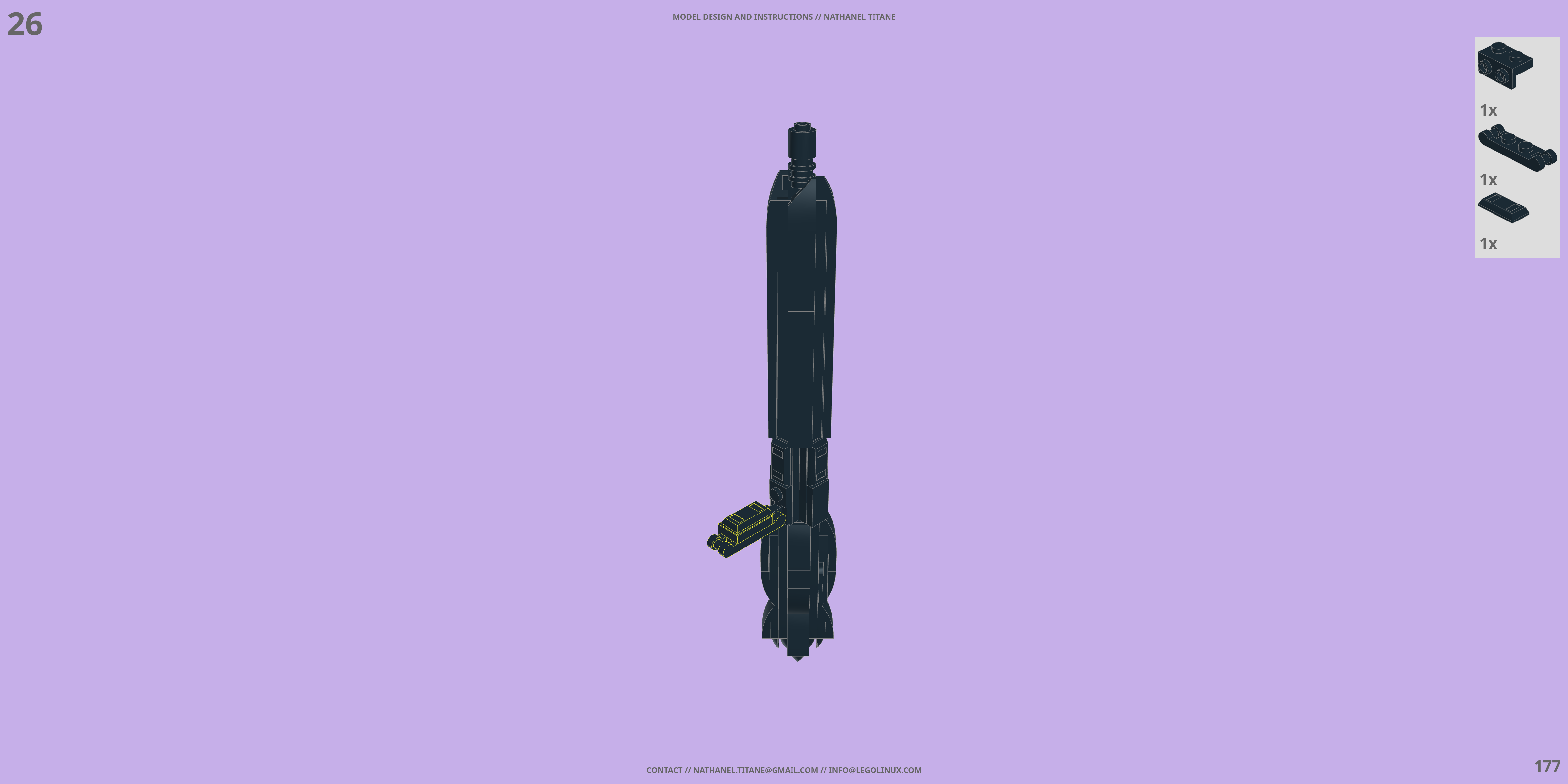 VF-171 NIGHTMARE PLUS // FIGHTER LEGO® MOC - Instruction Sample - Page 5