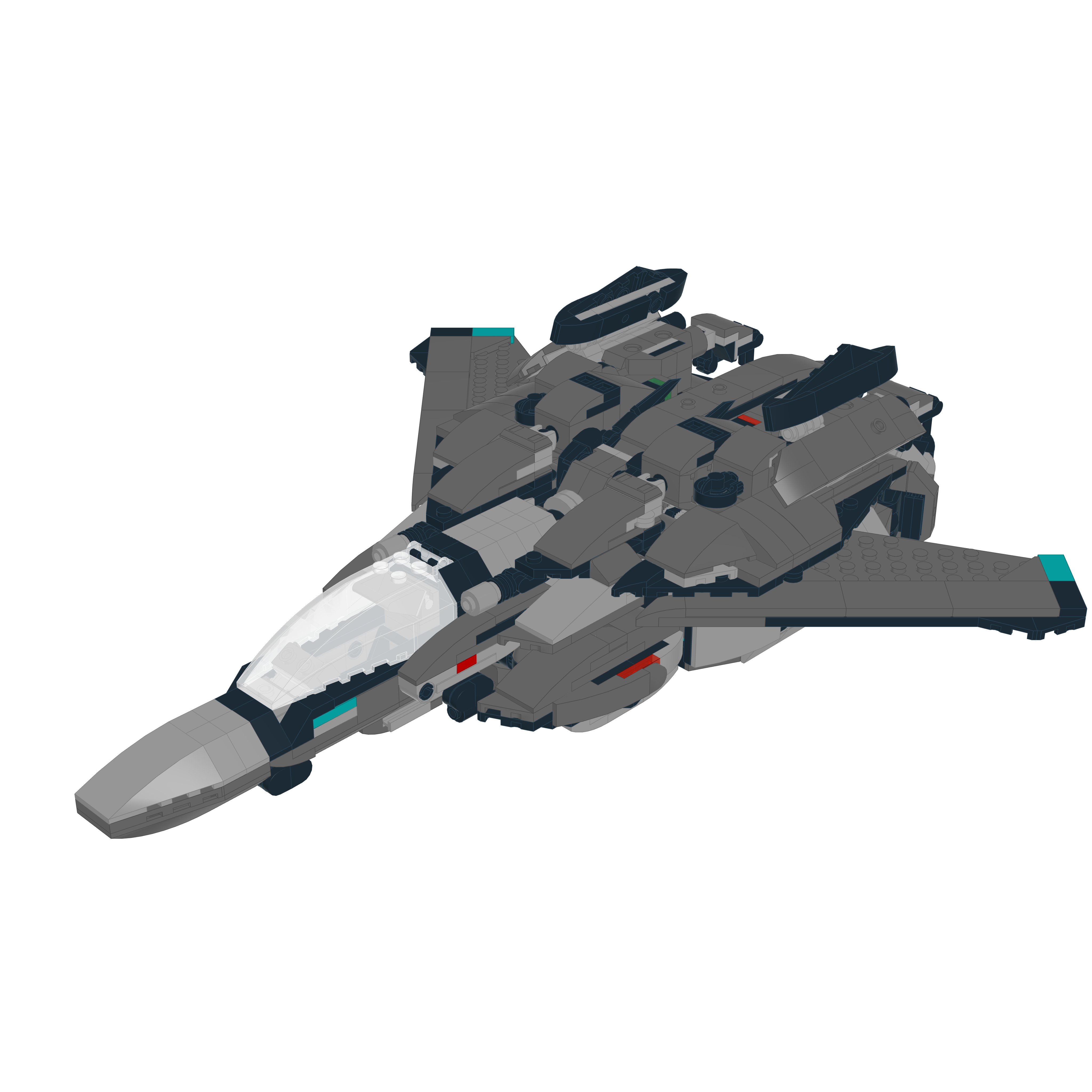 VF-171 NIGHTMARE PLUS // BATTROID LEGO® MOC - FIGHTER