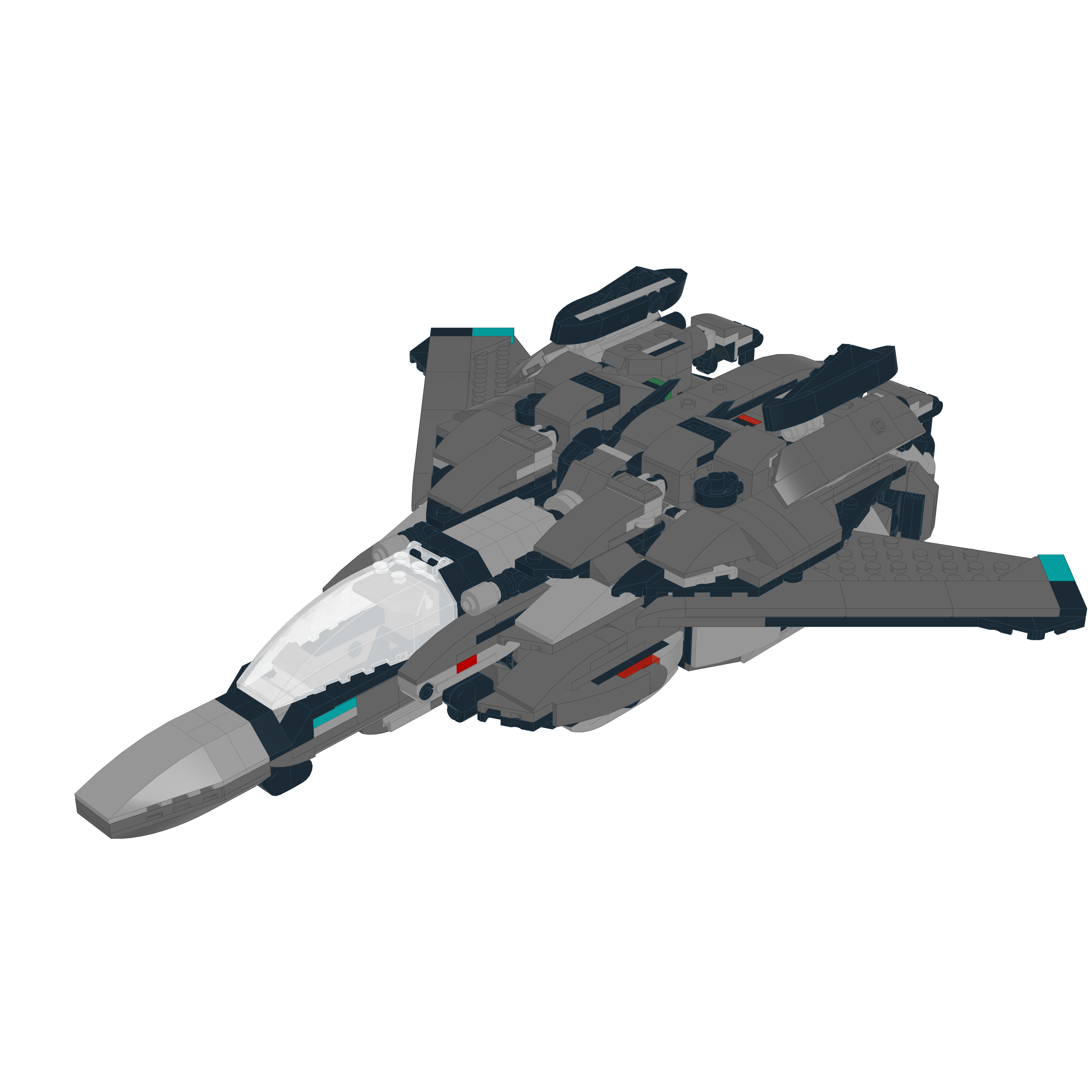 VF-171 NIGHTMARE PLUS // GERWALK LEGO® MOC - FIGHTER