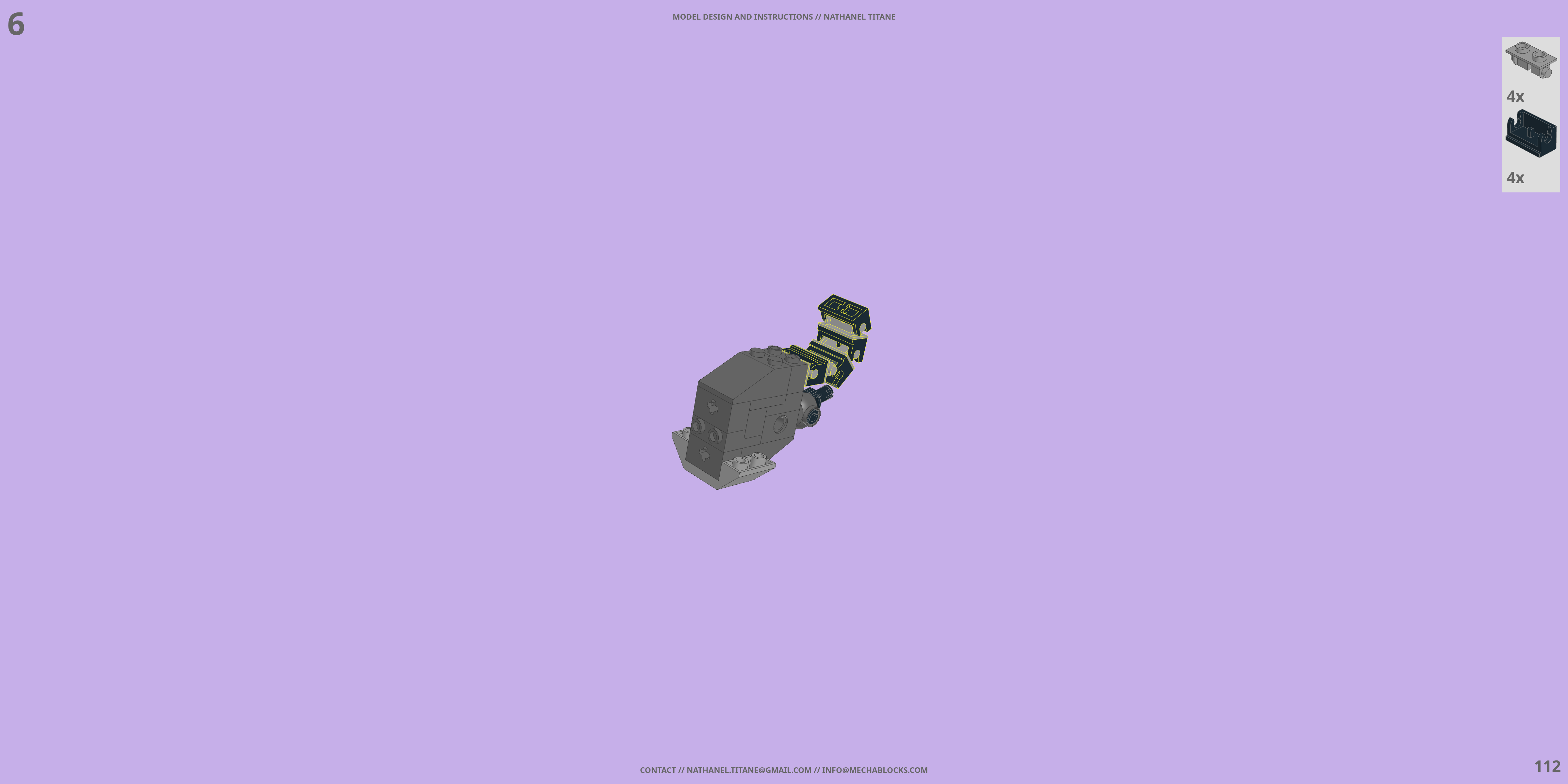VF-171 NIGHTMARE PLUS // GERWALK LEGO® MOC - Instruction Sample - Page 4