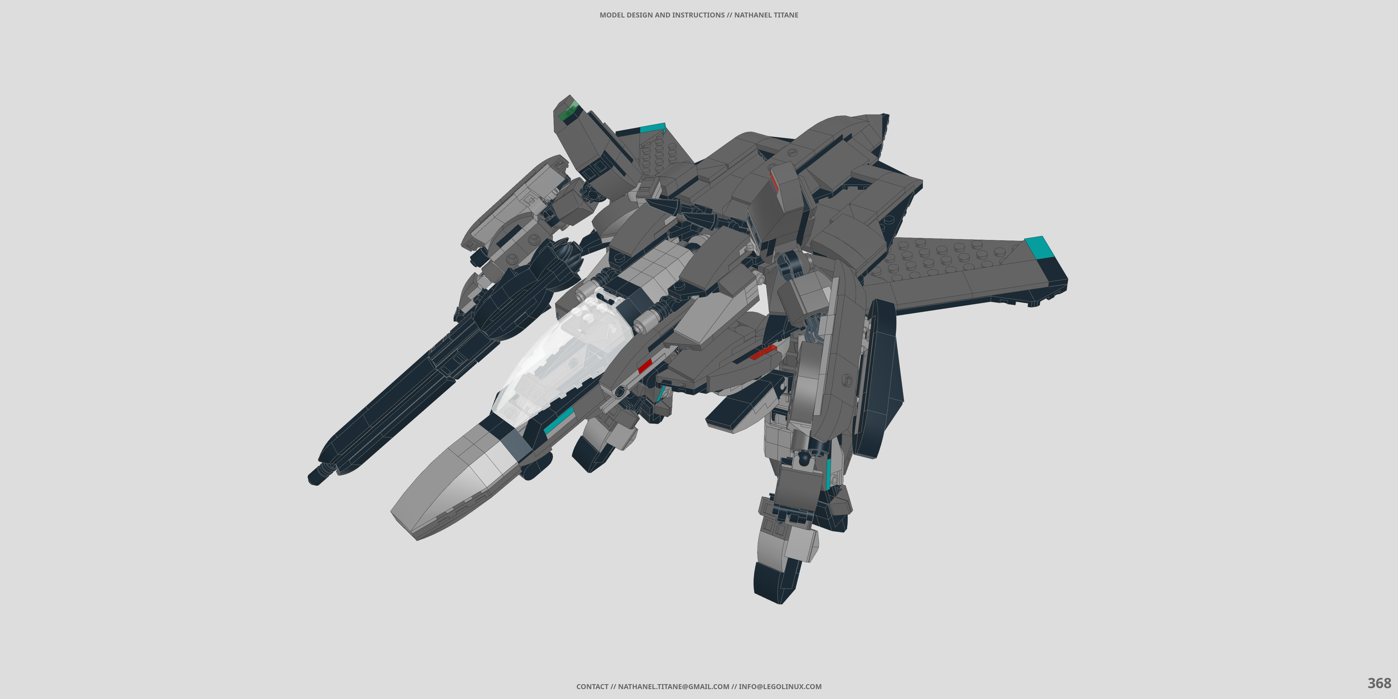 VF-171 NIGHTMARE PLUS // GERWALK LEGO® MOC - Instruction Sample - Page 6