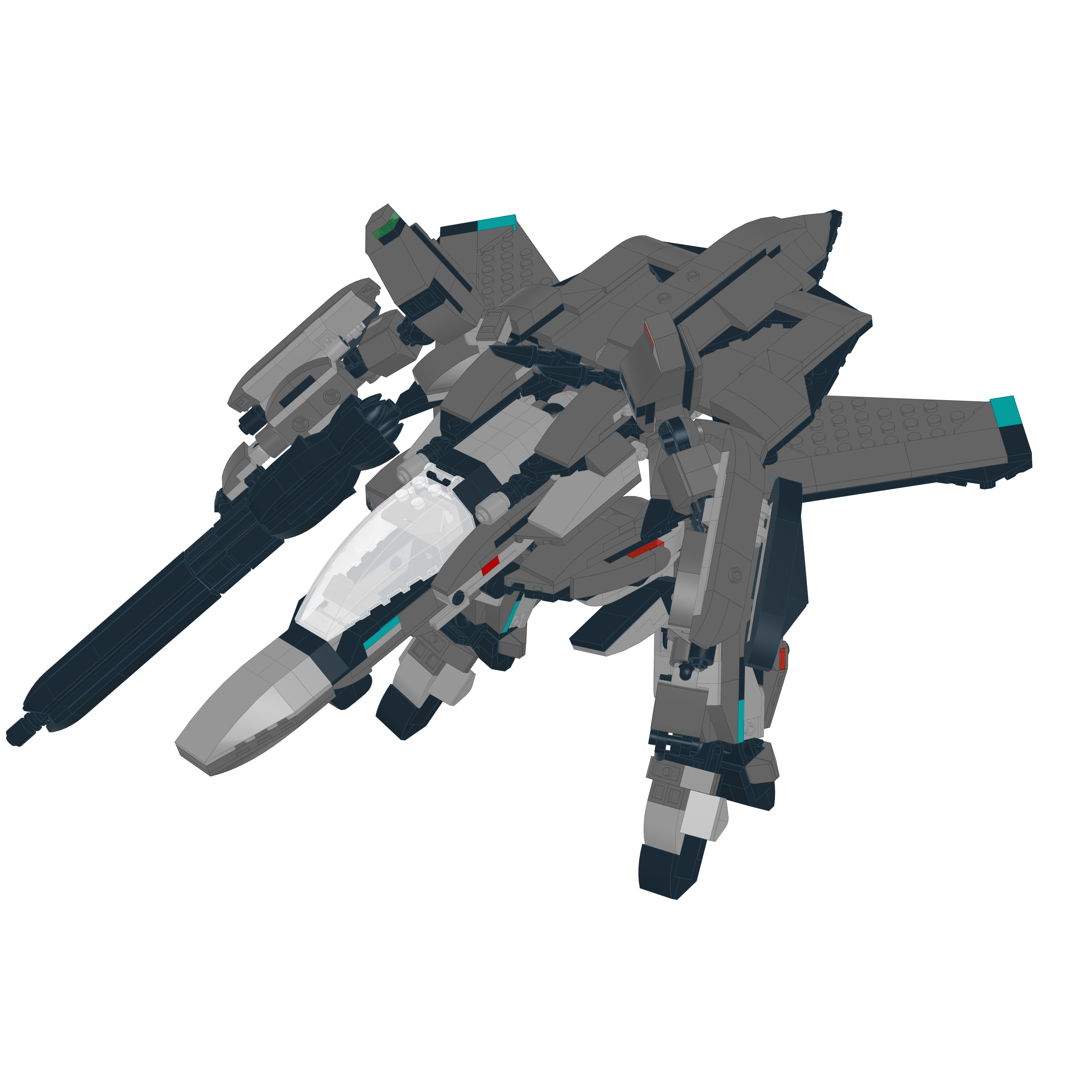 VF-171 NIGHTMARE PLUS // BATTROID LEGO® MOC - GERWALK
