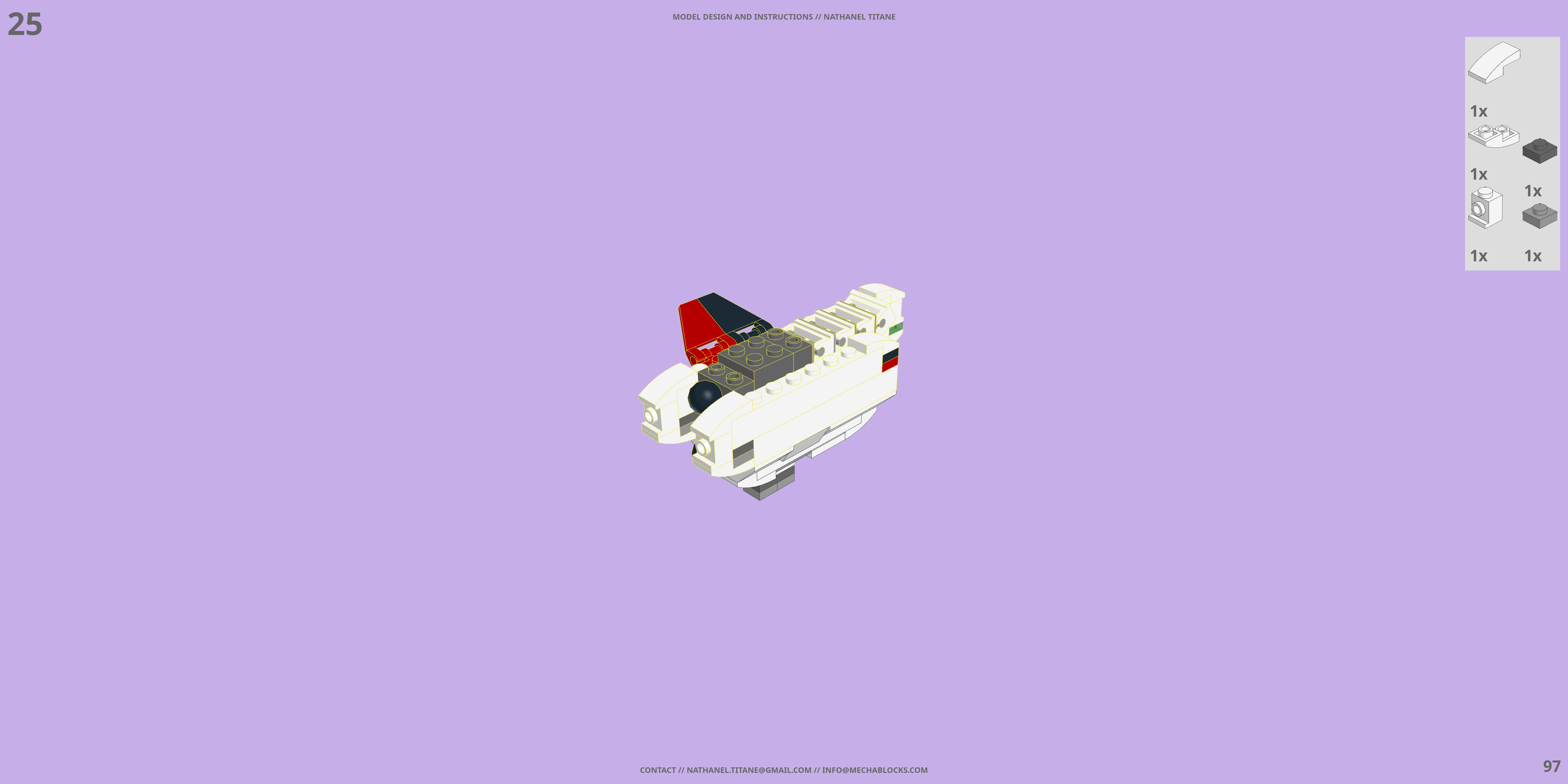 VF-19S EXCALIBUR // SUPER BATTROID LEGO® MOC - Instruction Sample - Page 3