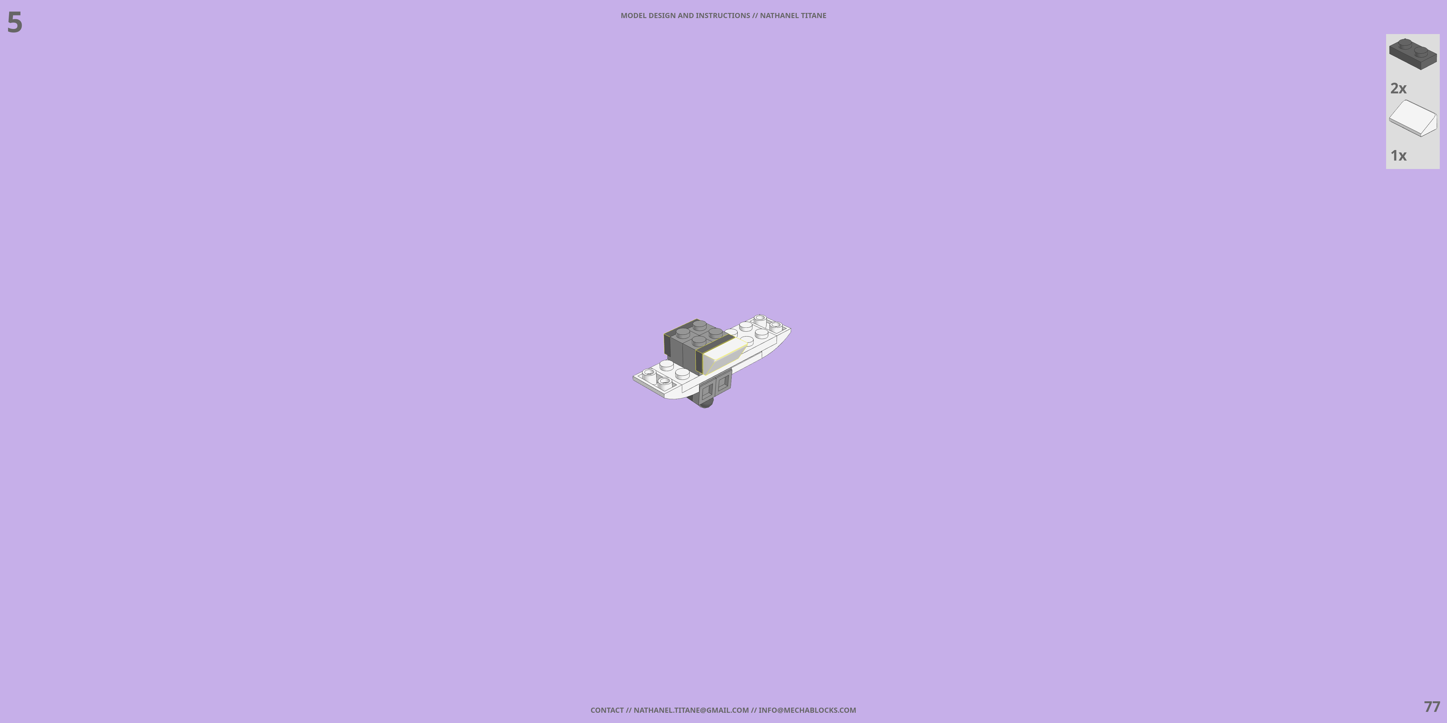 VF-19S EXCALIBUR // SUPER FIGHTER LEGO® MOC - Instruction Sample - Page 2