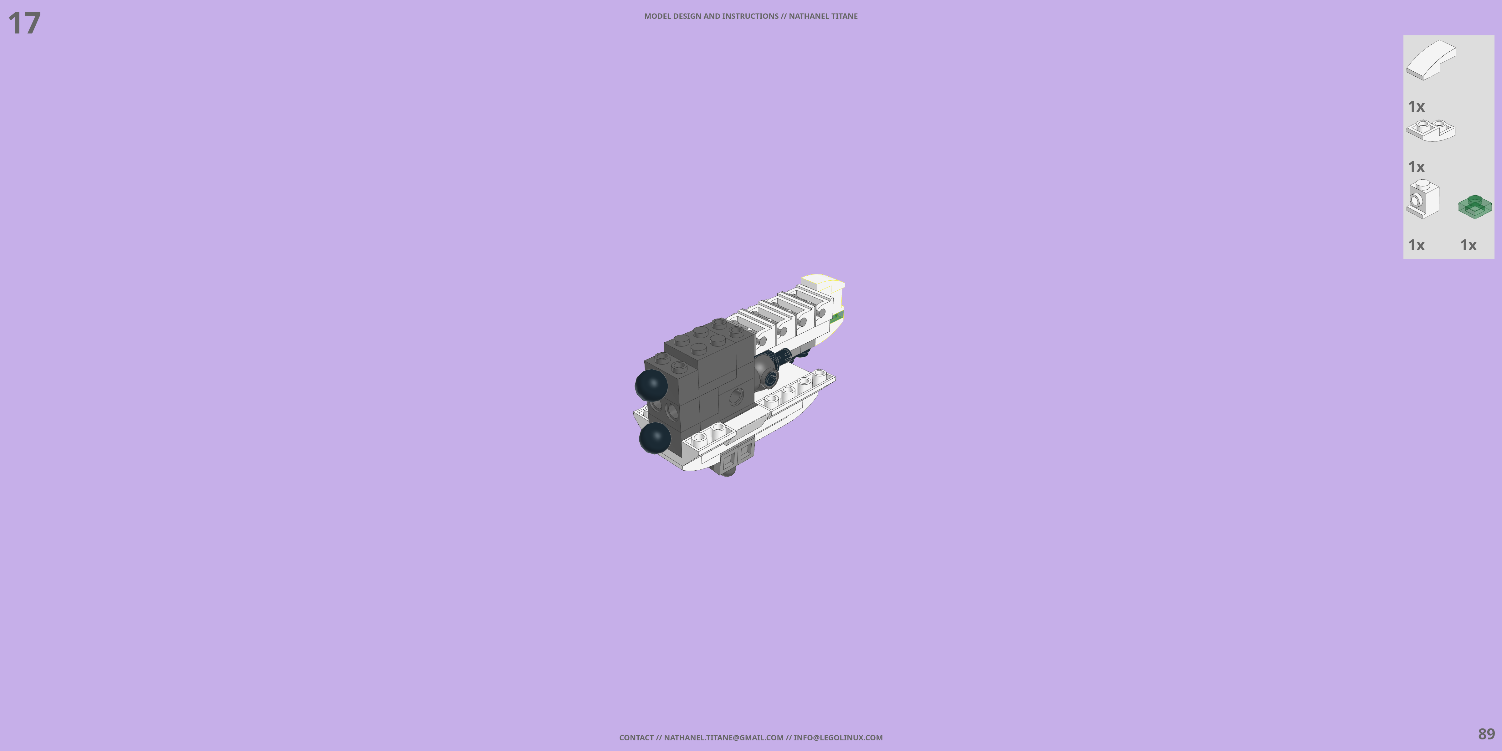 VF-19S EXCALIBUR // SUPER FIGHTER LEGO® MOC - Instruction Sample - Page 3