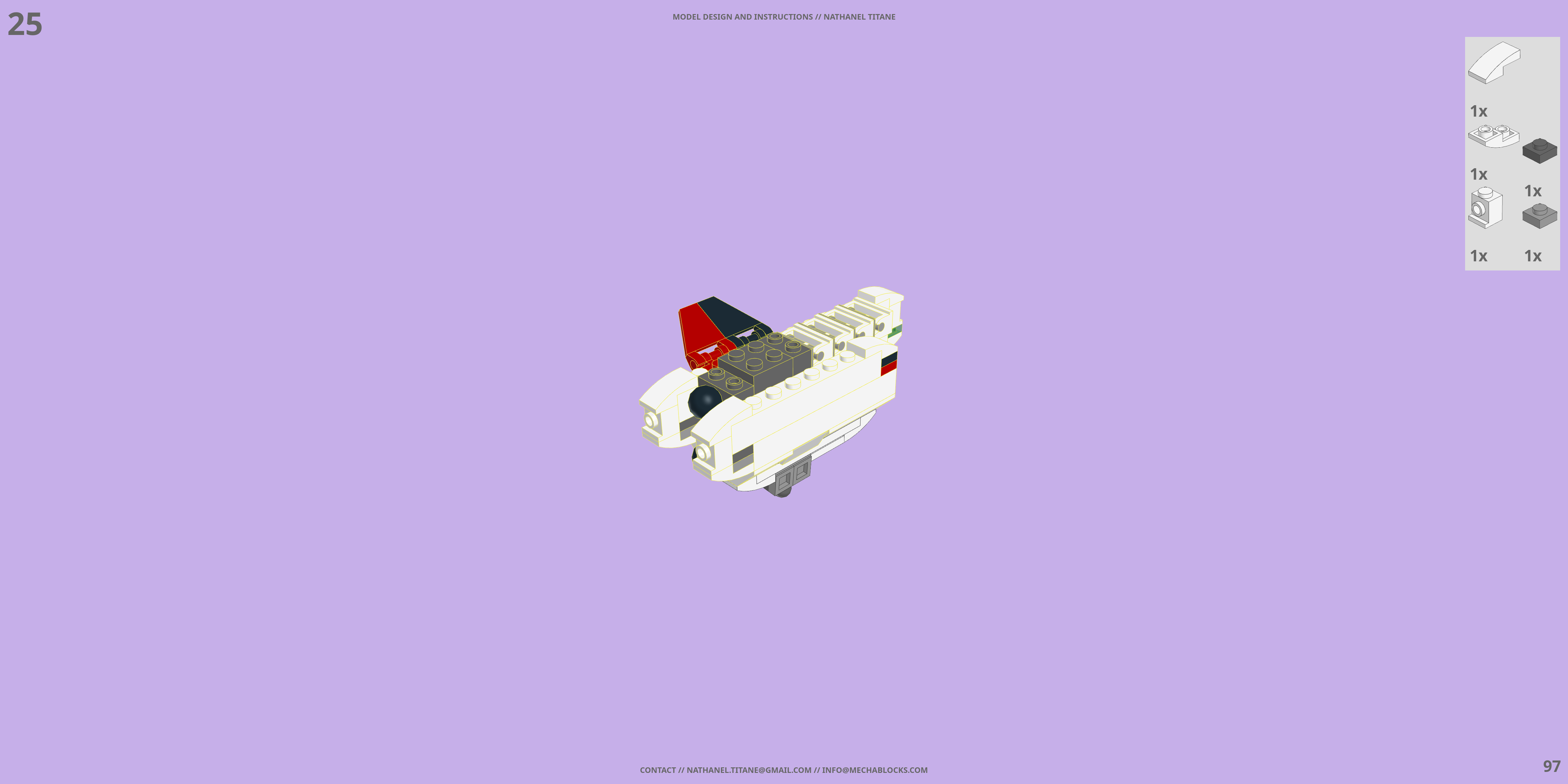 VF-19S EXCALIBUR // SUPER FIGHTER LEGO® MOC - Instruction Sample - Page 3
