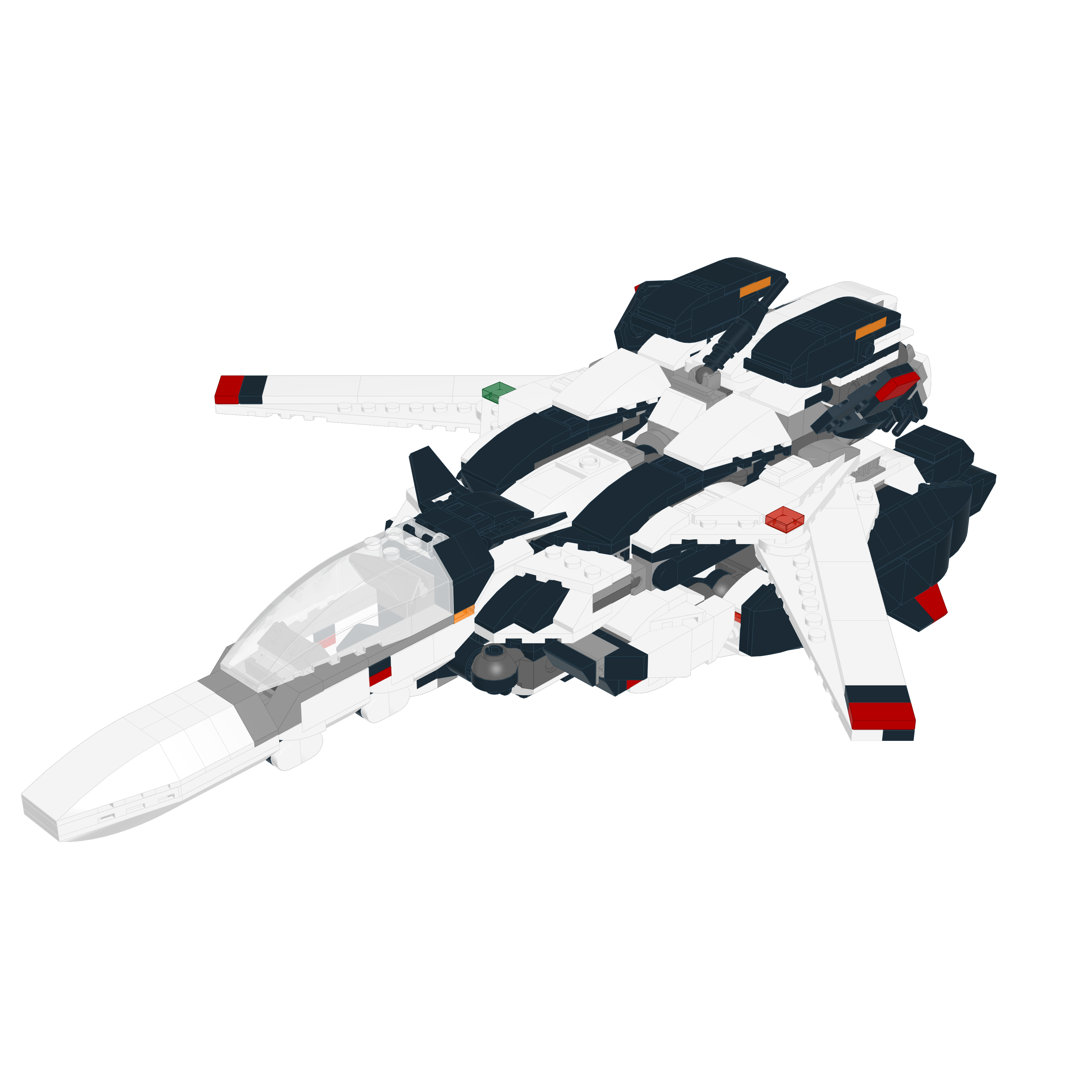 VF-19S EXCALIBUR // SUPER BATTROID LEGO® MOC - FIGHTER