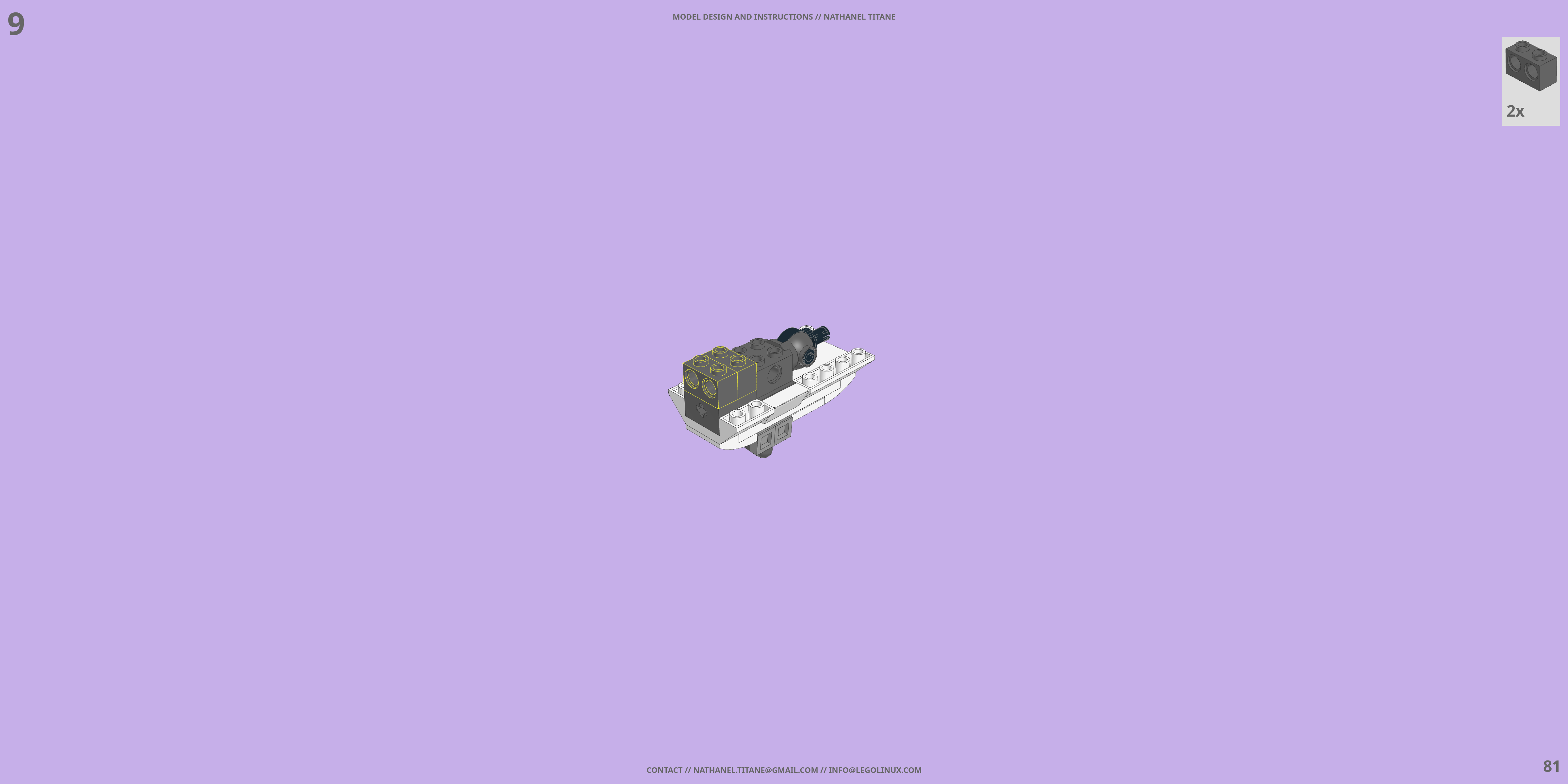 VF-19 EXCALIBUR // FIGHTER LEGO® MOC - Instruction Sample - Page 3