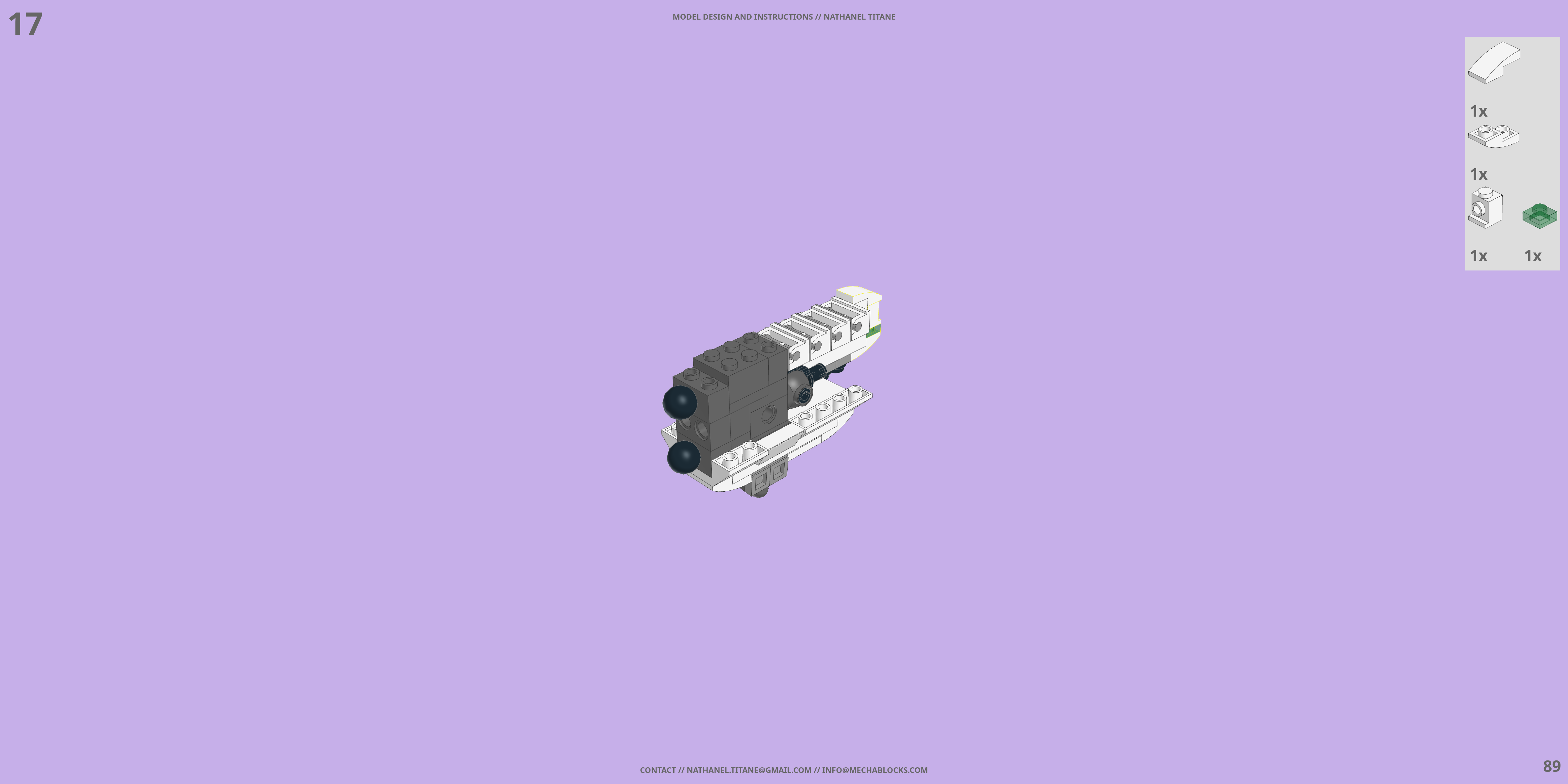 VF-19 EXCALIBUR // FIGHTER LEGO® MOC - Instruction Sample - Page 3