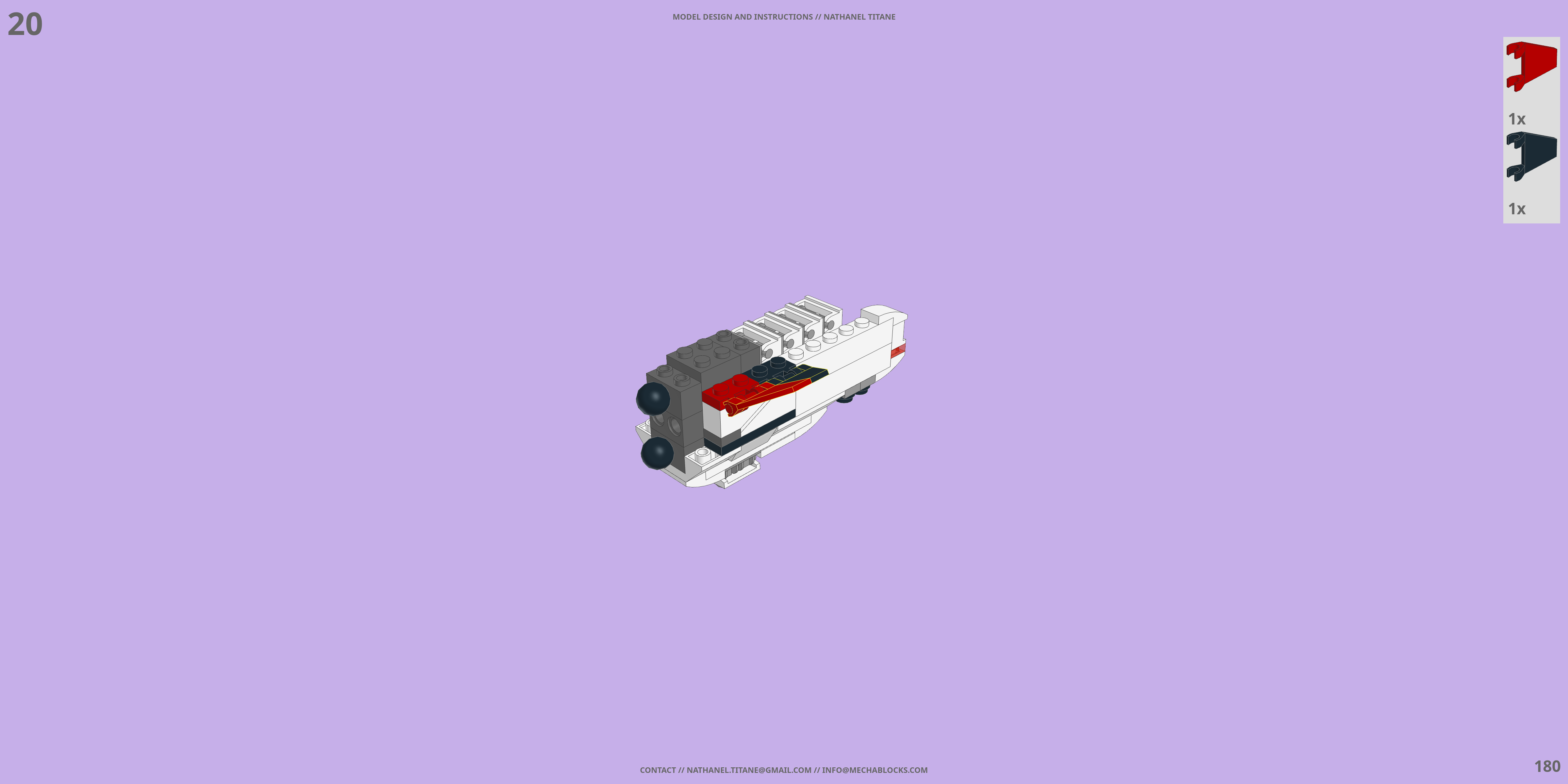 VF-19 EXCALIBUR // FIGHTER LEGO® MOC - Instruction Sample - Page 5