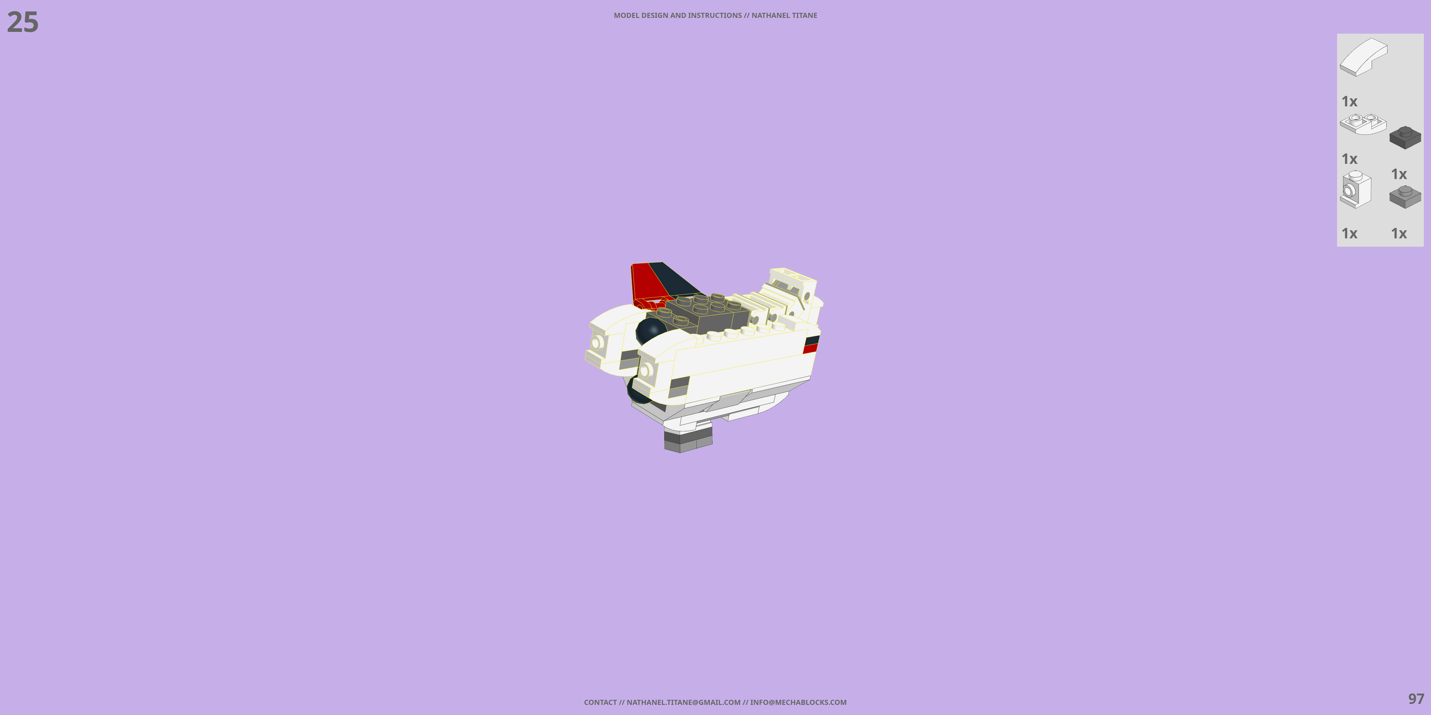 VF-19S EXCALIBUR // SUPER GERWALK LEGO® MOC - Instruction Sample - Page 3