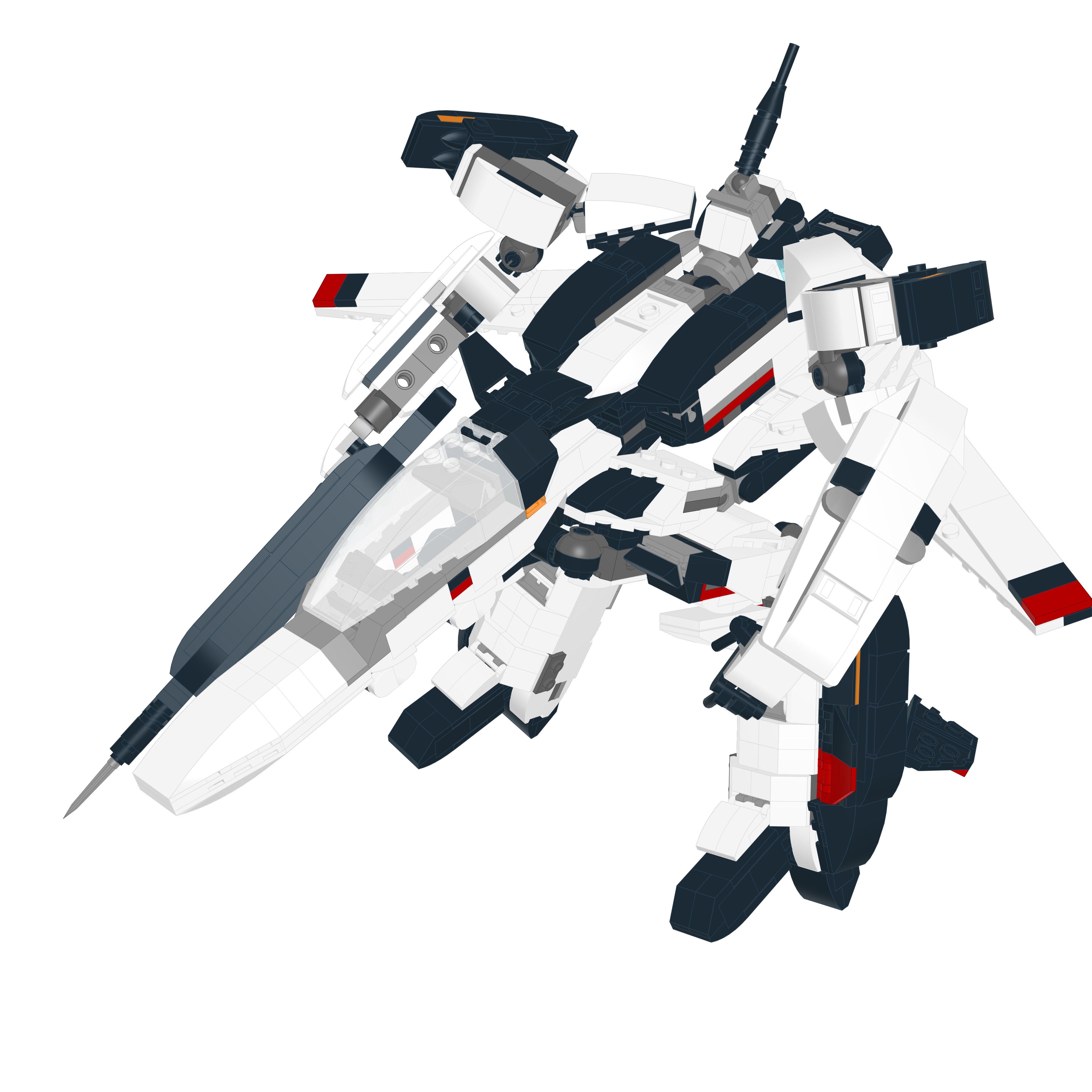 VF-19 EXCALIBUR // BATTROID LEGO® MOC - GERWALK SUPER