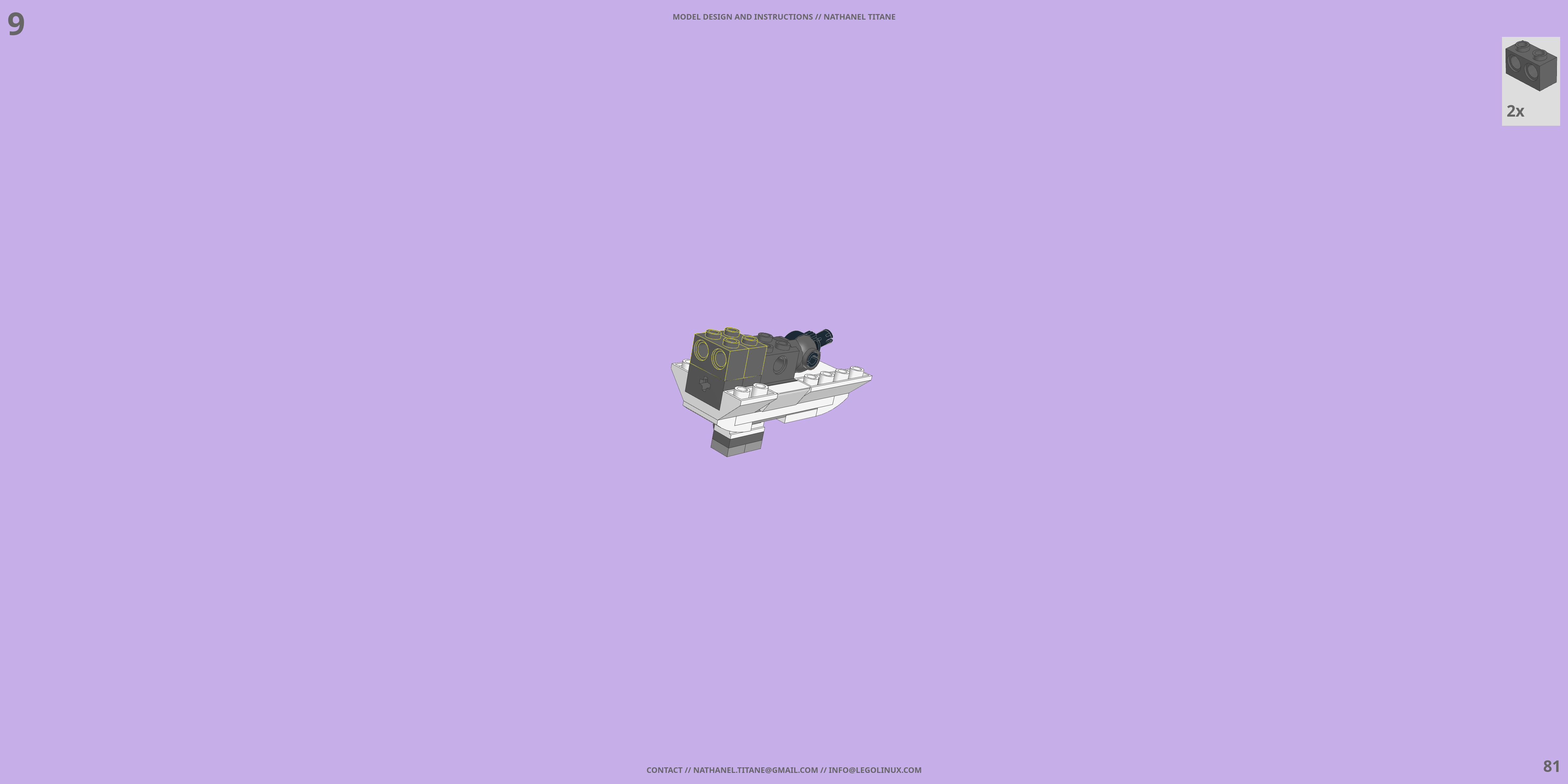 VF-19 EXCALIBUR // GERWALK LEGO® MOC - Instruction Sample - Page 3