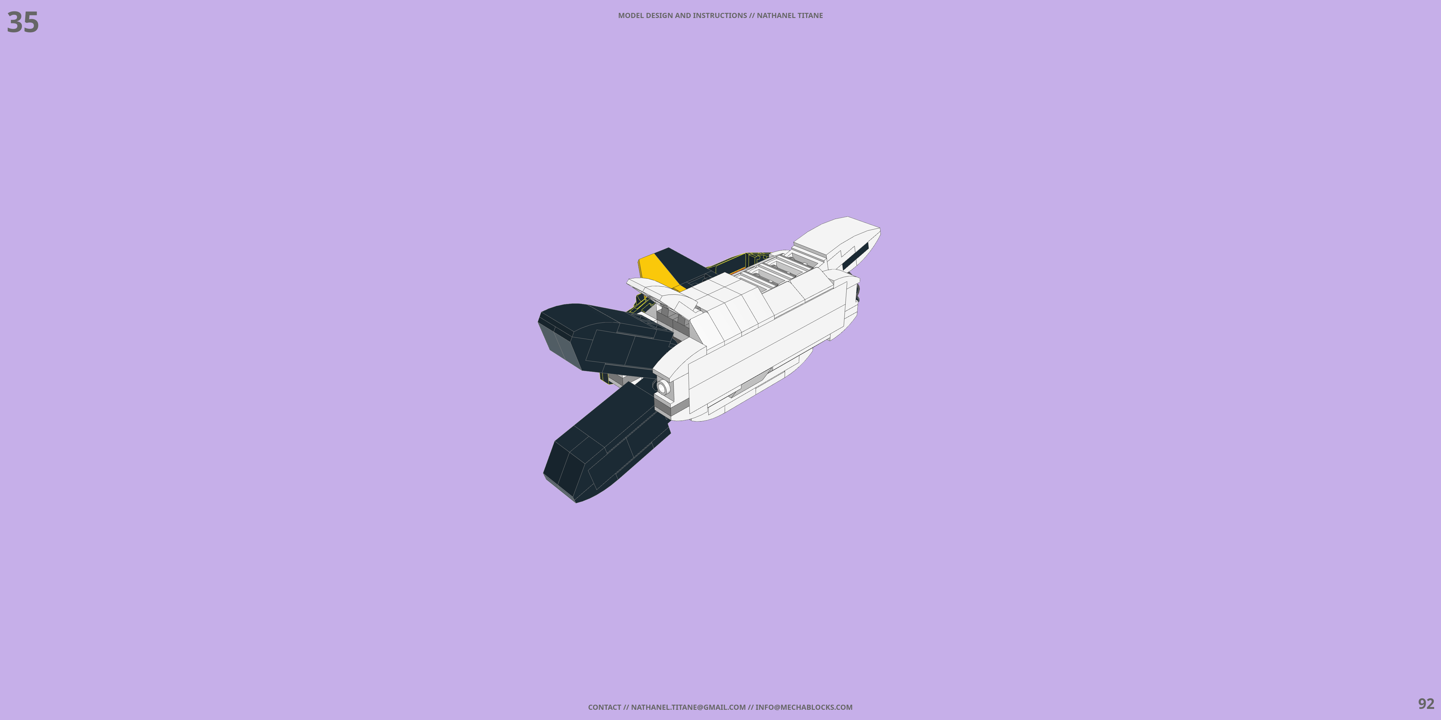 VF-1S VALKYRIE // SUPER BATTROID LEGO® MOC - Instruction Sample - Page 3