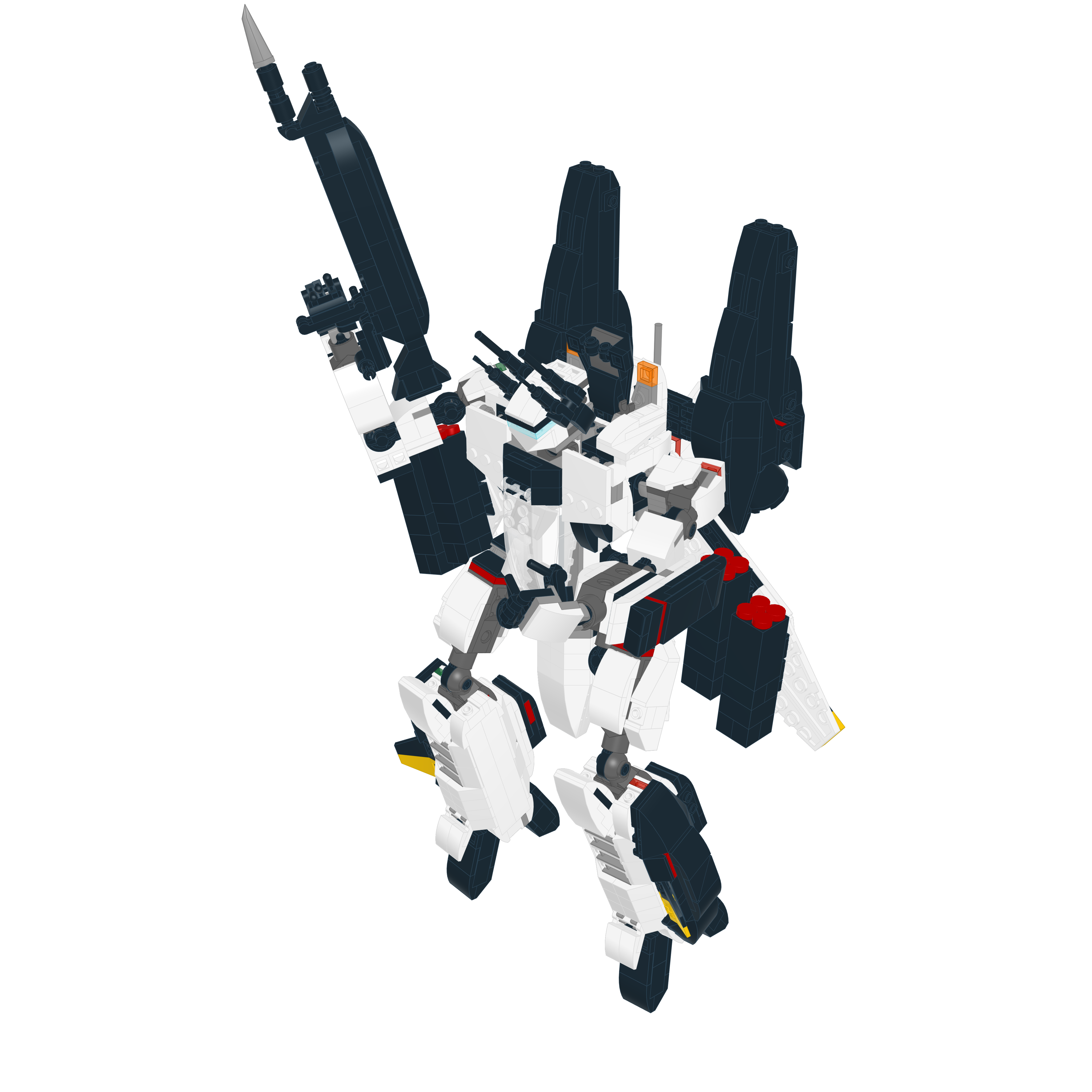 VF-1S VALKYRIE // BATTROID LEGO® MOC - BATTROID SUPER