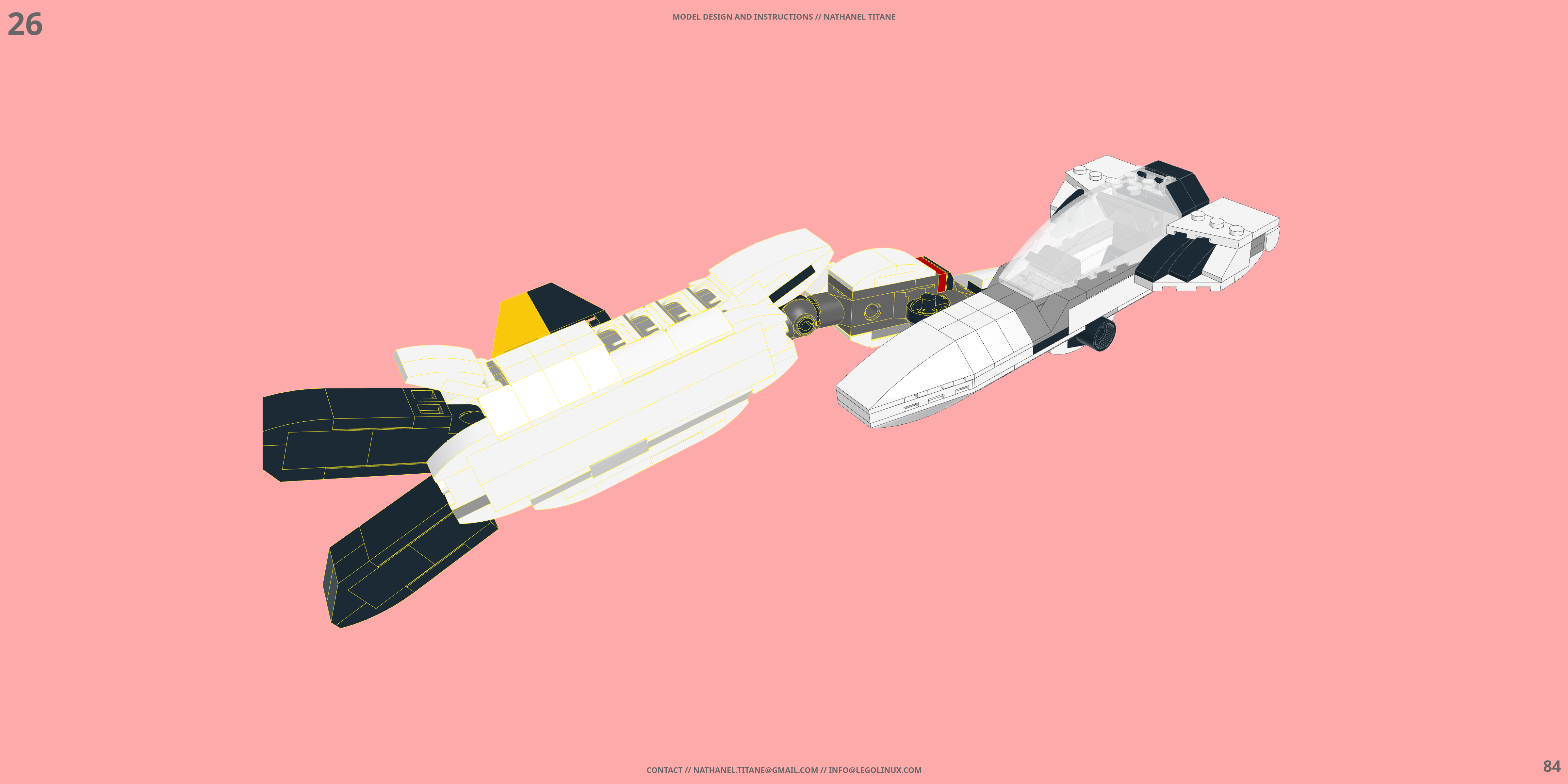 VF-1S VALKYRIE // BATTROID LEGO® MOC - Instruction Sample - Page 4