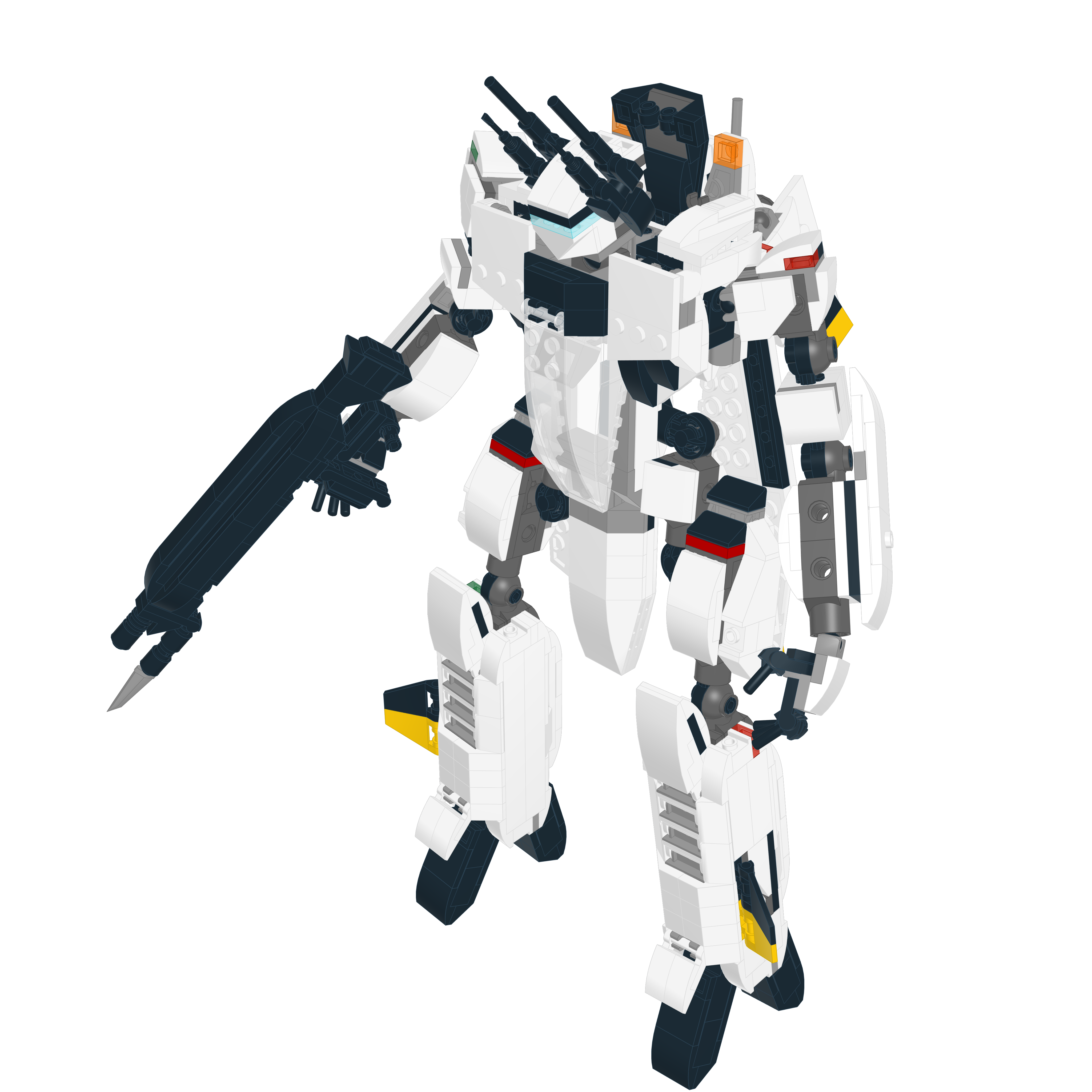 VF-1S VALKYRIE // FIGHTER LEGO® MOC - BATTROID