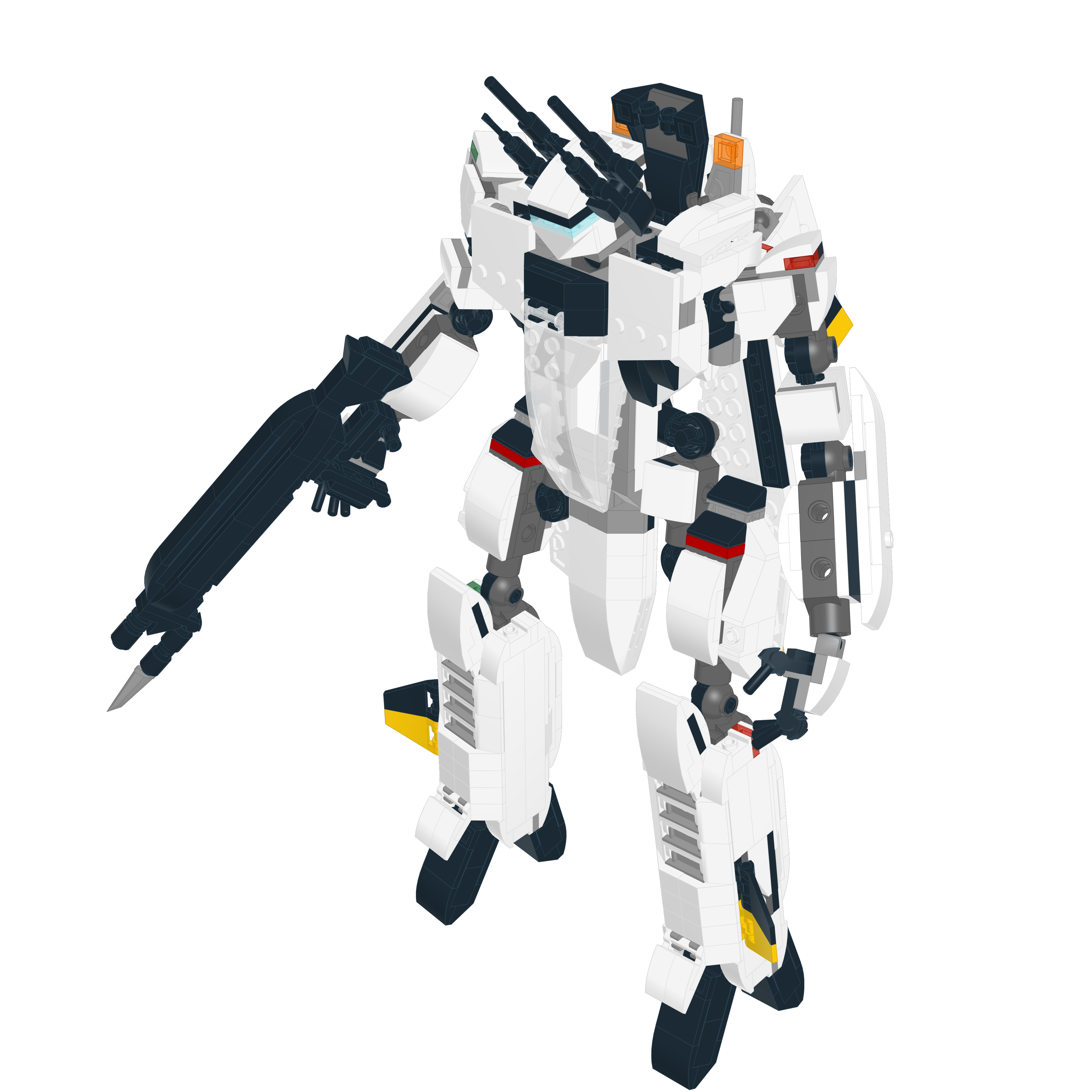VF-1S VALKYRIE // GERWALK LEGO® MOC - BATTROID