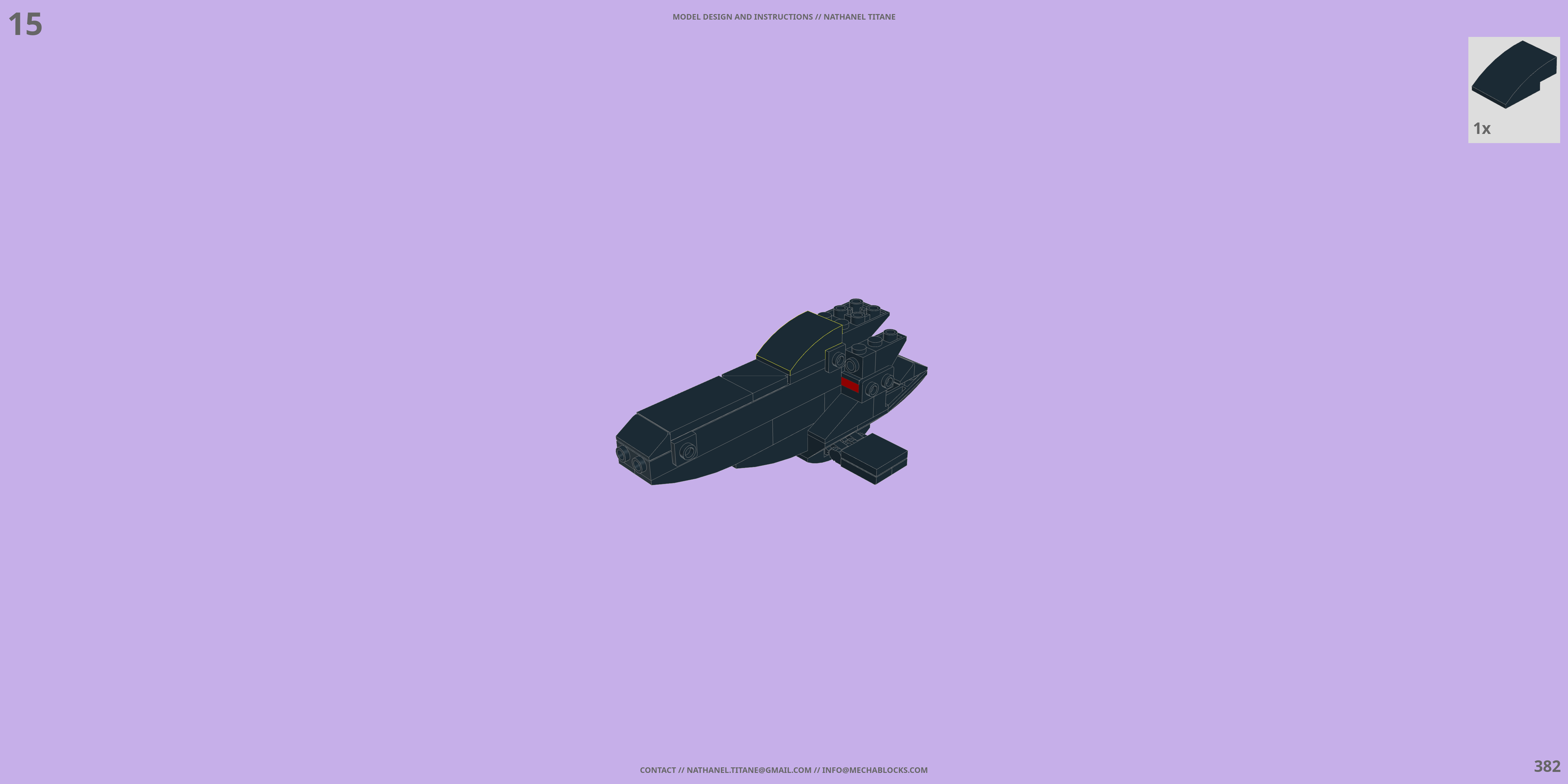 VF-1S VALKYRIE // SUPER FIGHTER LEGO® MOC - Instruction Sample - Page 6