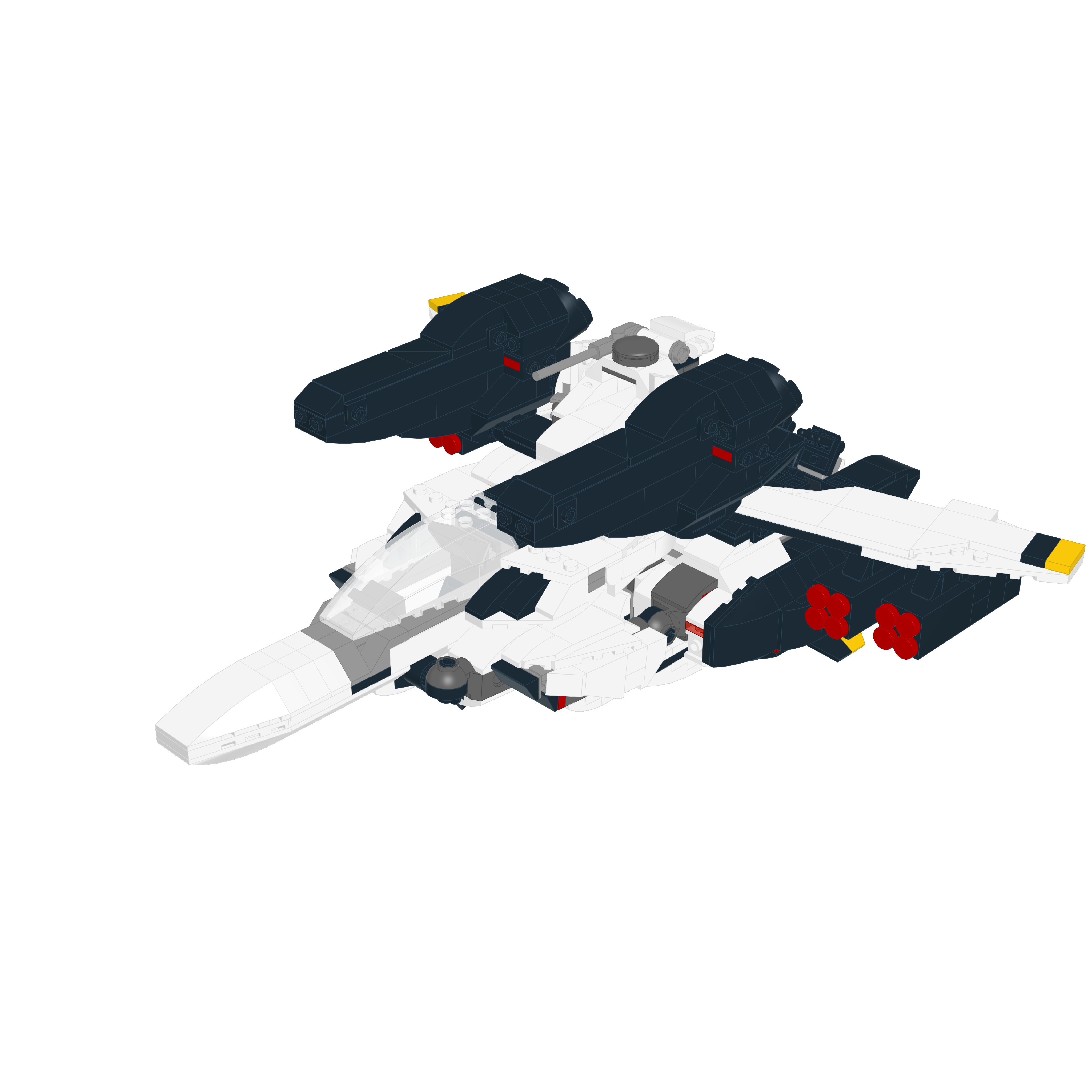 VF-1S VALKYRIE // FIGHTER LEGO® MOC - FIGHTER SUPER
