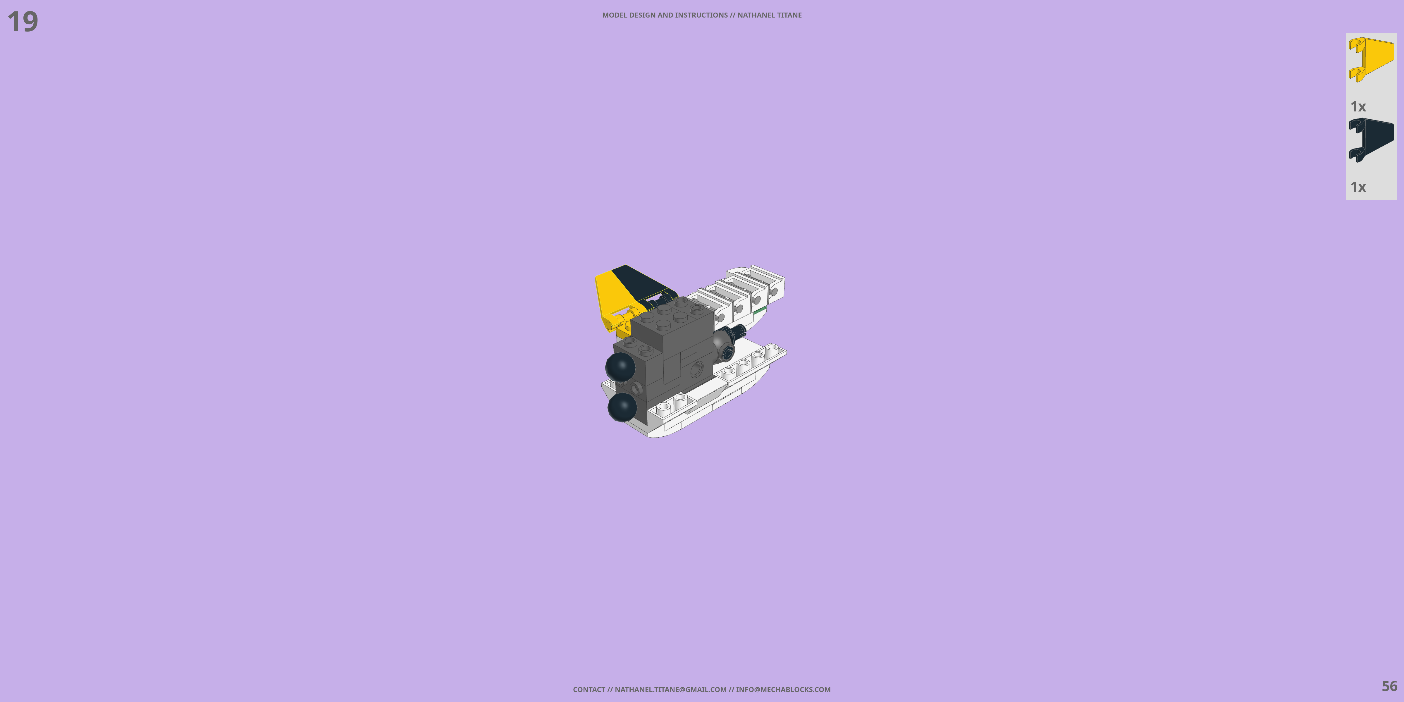 VF-1S VALKYRIE // FIGHTER LEGO® MOC - Instruction Sample - Page 2
