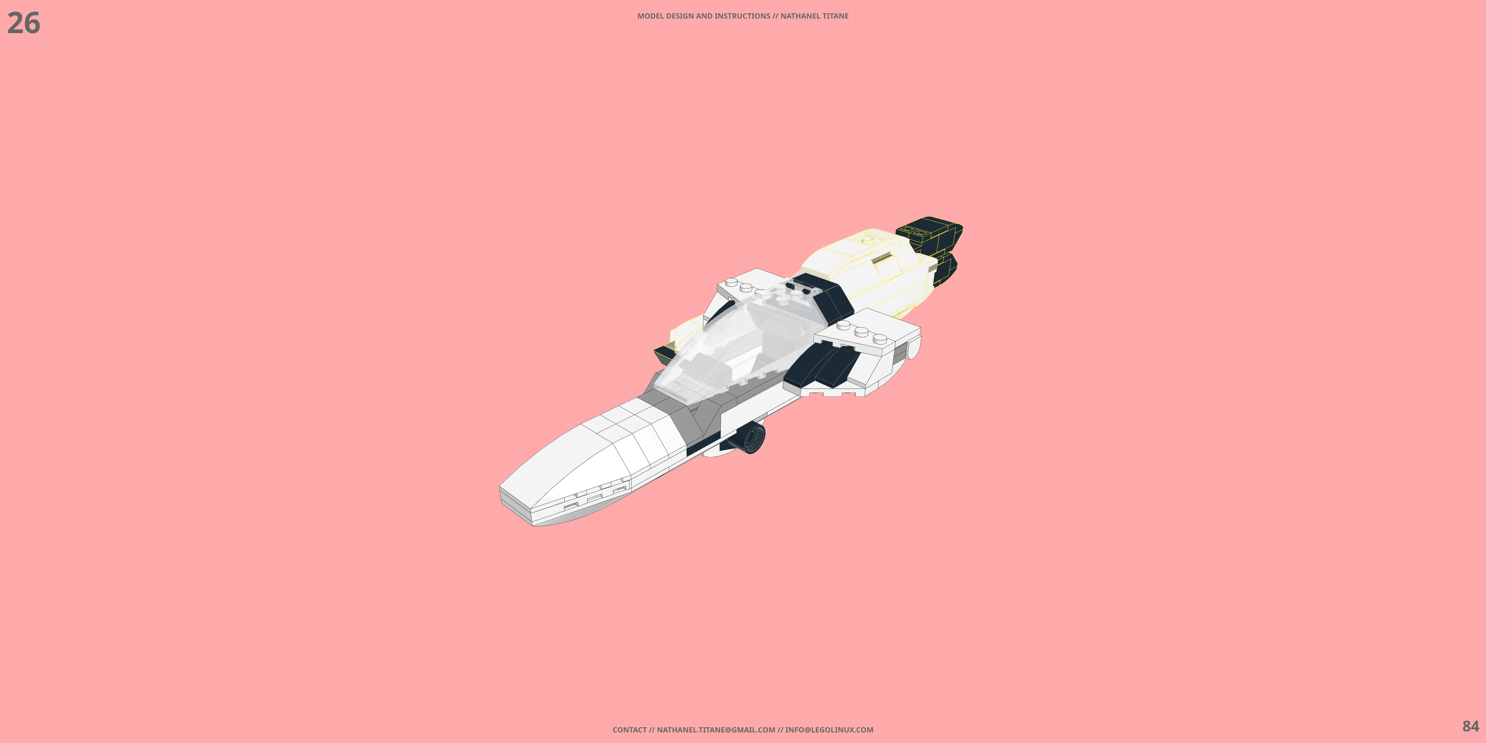 VF-1S VALKYRIE // FIGHTER LEGO® MOC - Instruction Sample - Page 4