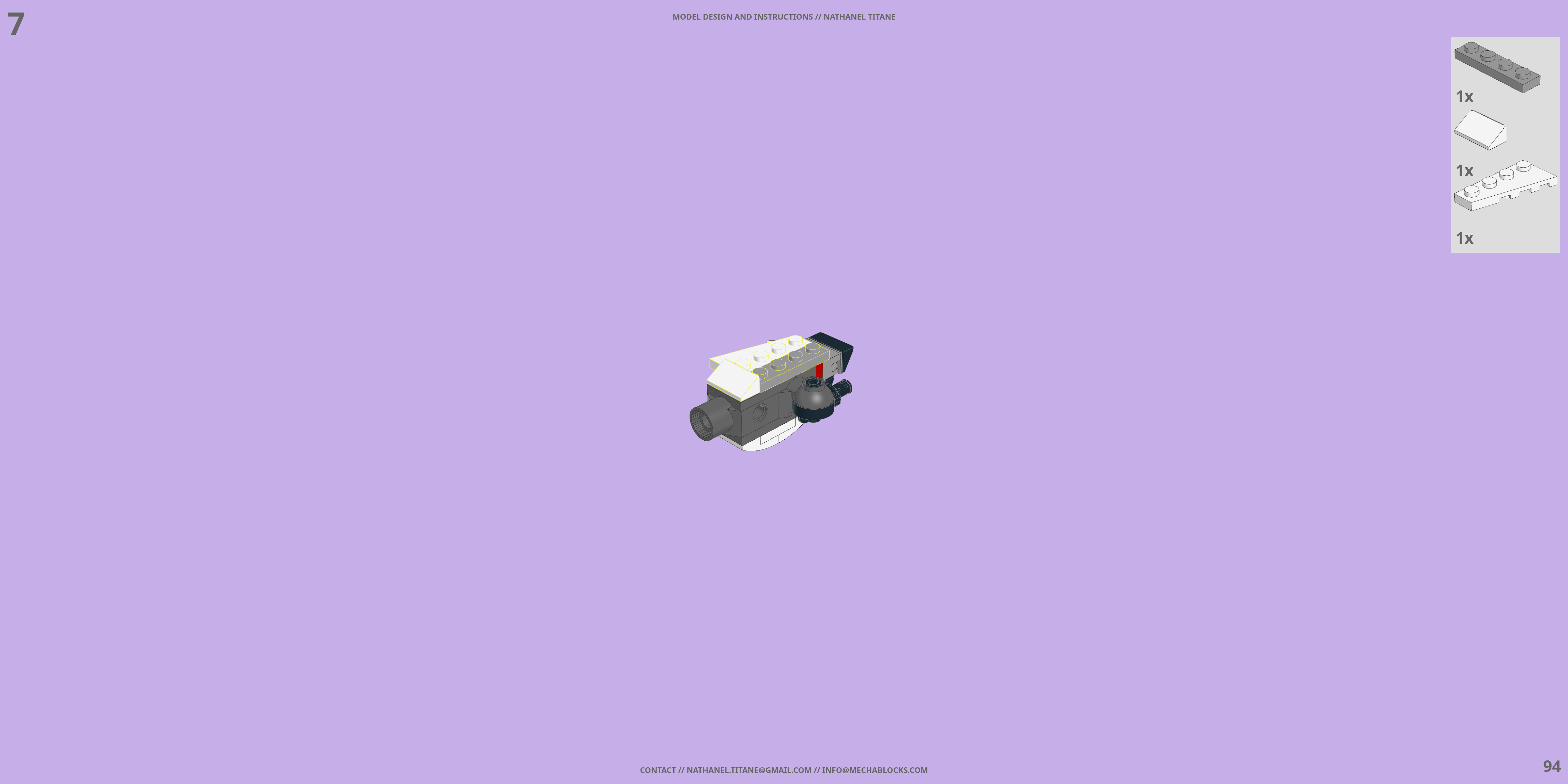 VF-1S VALKYRIE // FIGHTER LEGO® MOC - Instruction Sample - Page 4