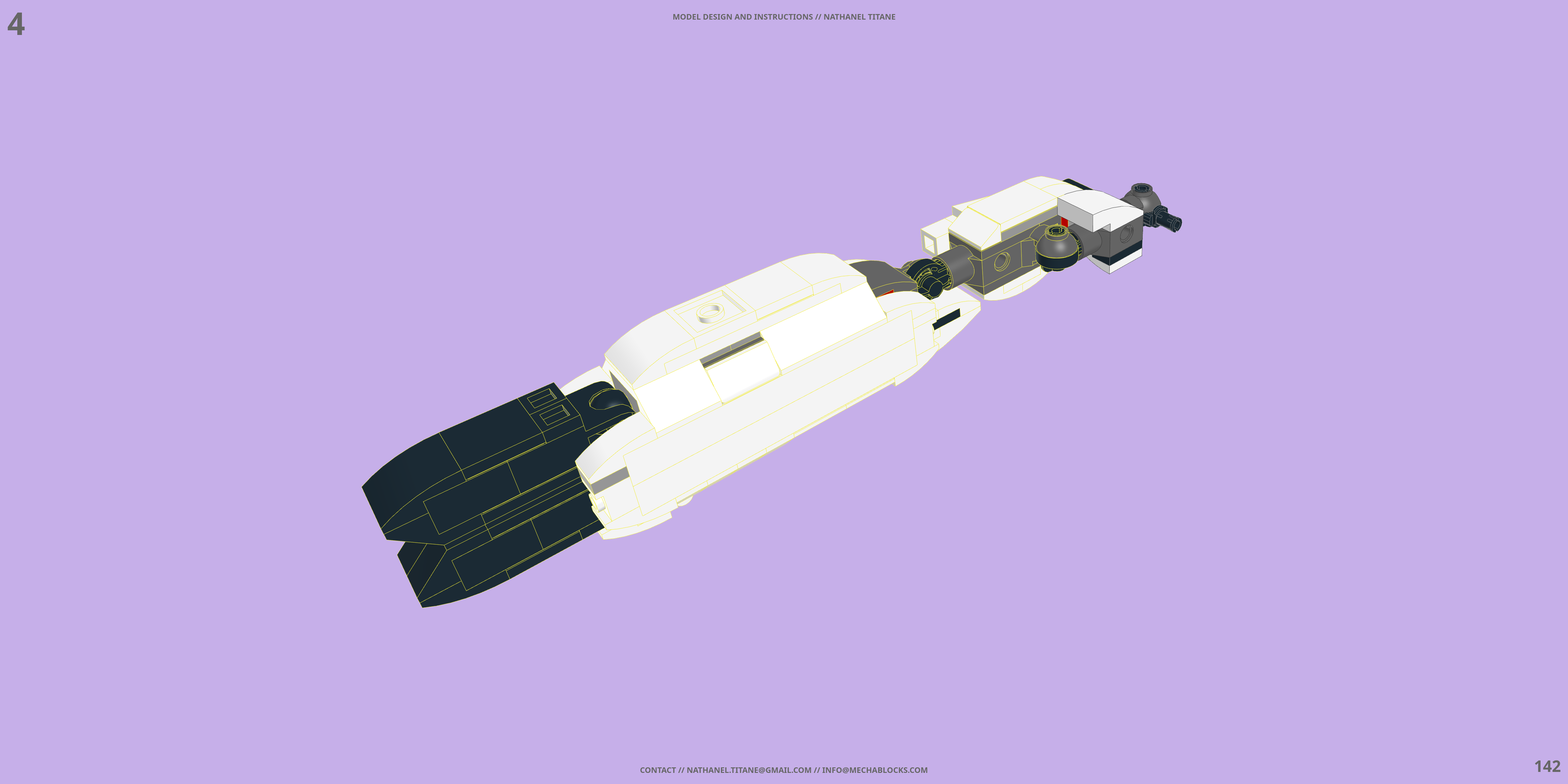 VF-1S VALKYRIE // FIGHTER LEGO® MOC - Instruction Sample - Page 5