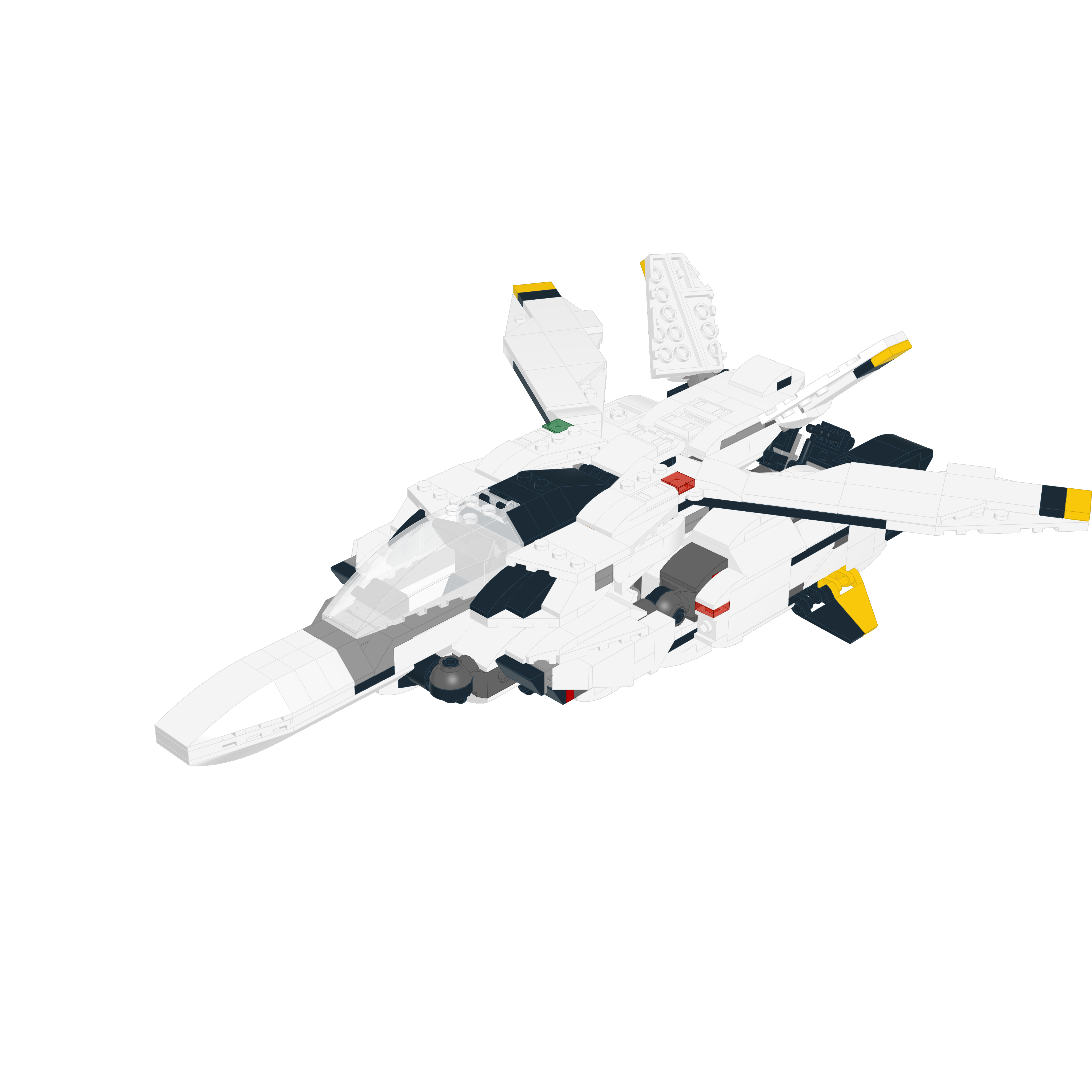 VF-1S VALKYRIE // BATTROID LEGO® MOC - FIGHTER