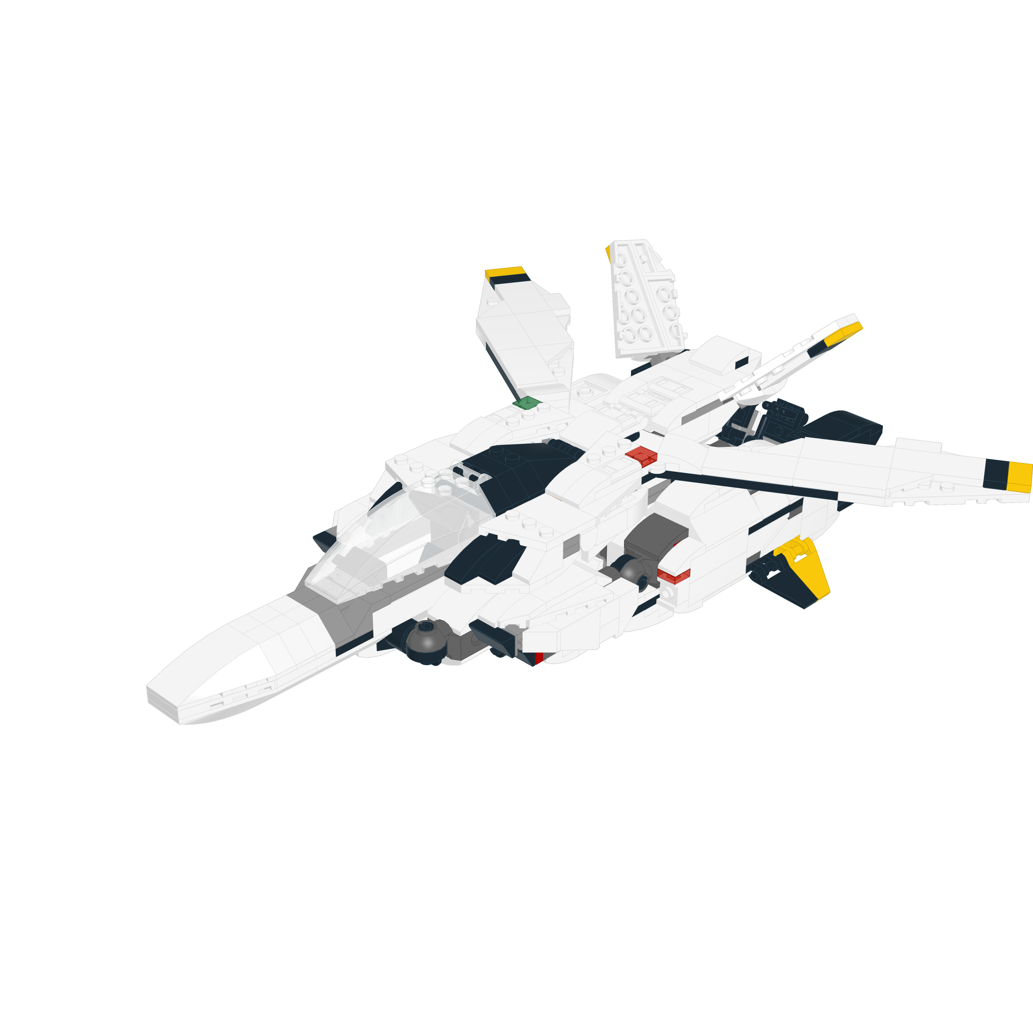 VF-1S VALKYRIE // GERWALK LEGO® MOC - FIGHTER